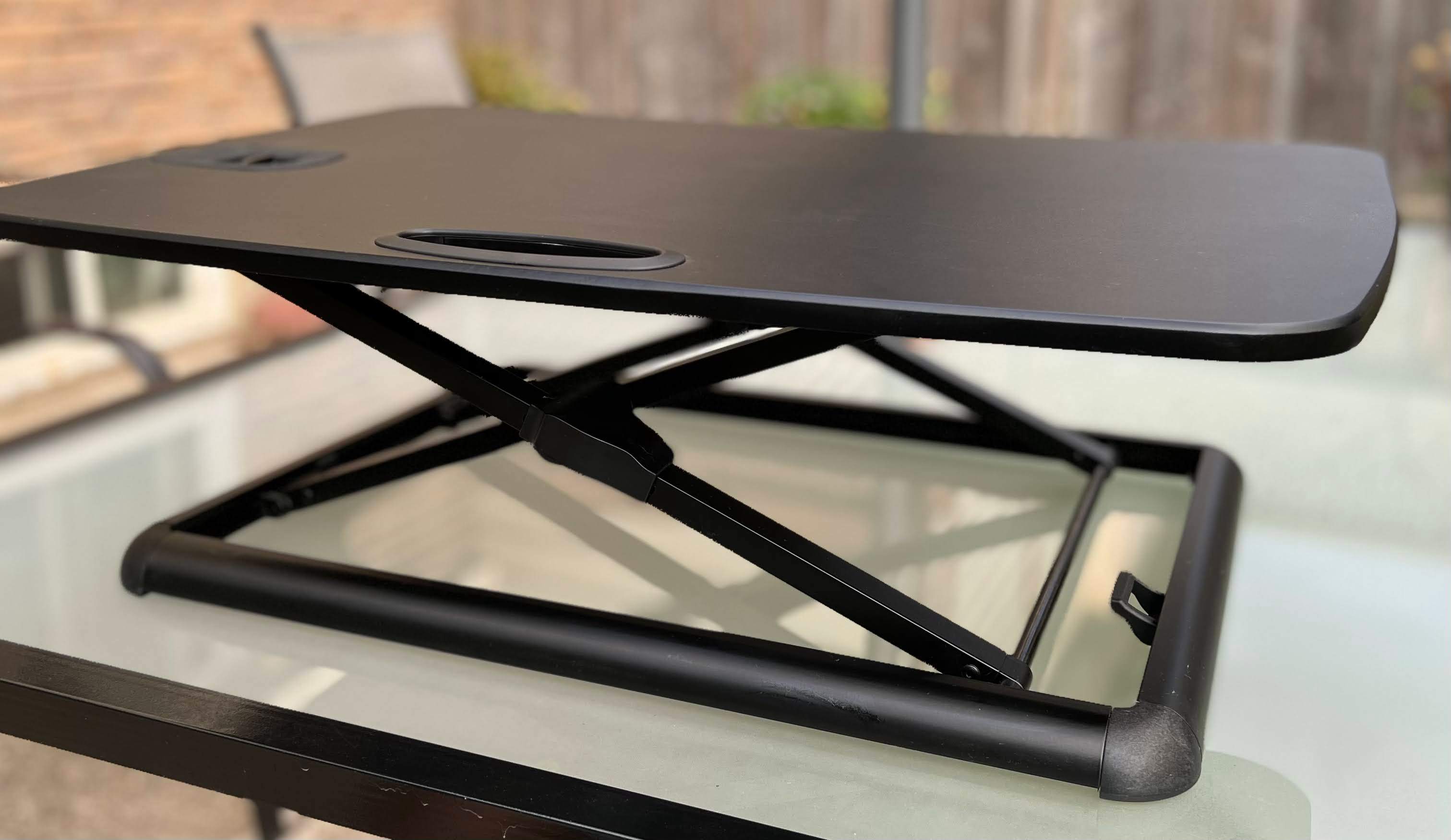 Portable Height Adjustable Sit-Stand Desk Converter - photo 4