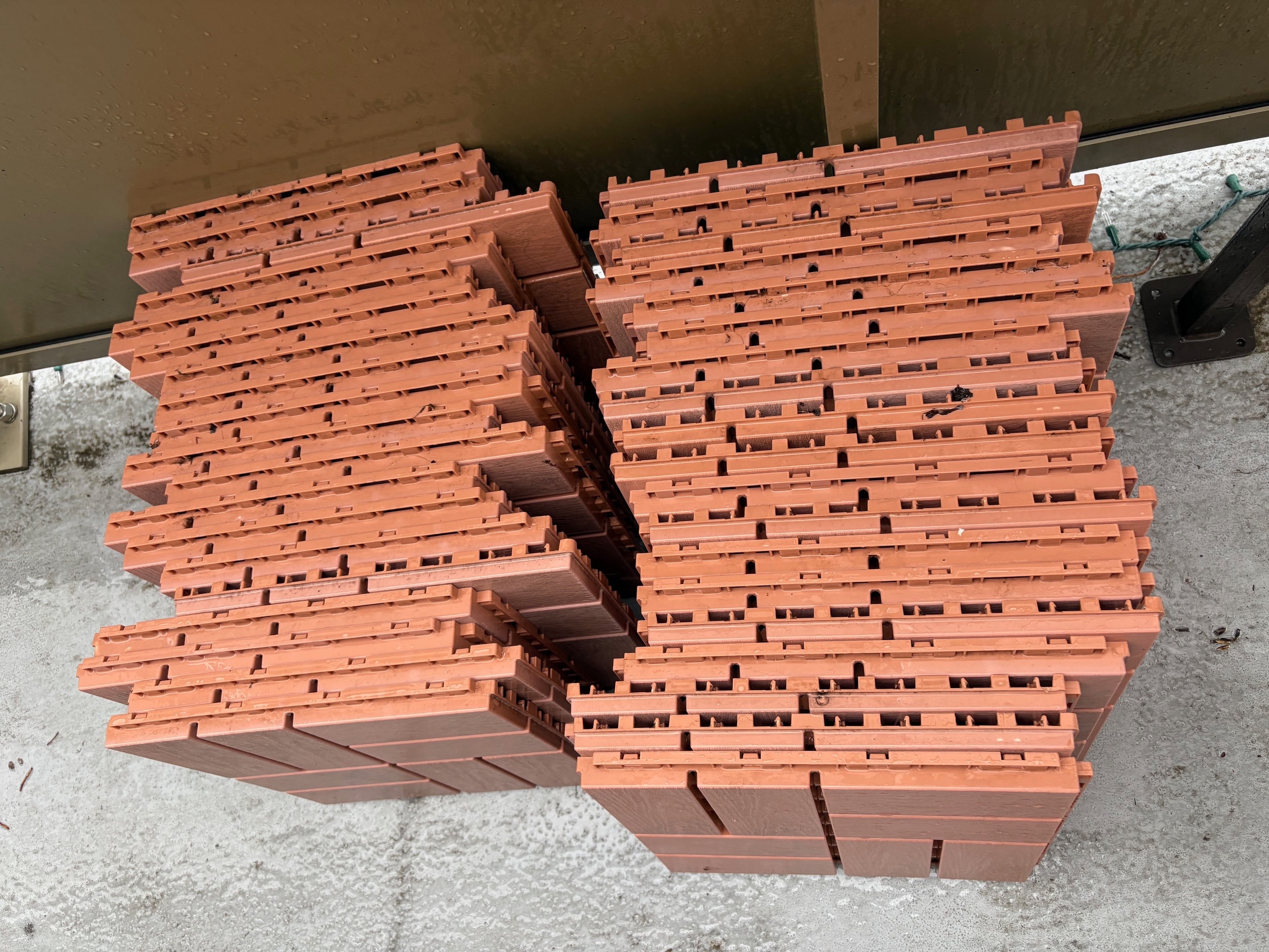 38 Interlocking Deck Tiles - Brick Look - photo 2