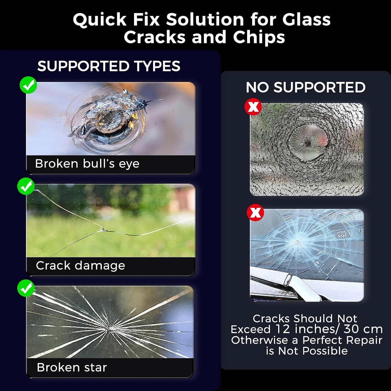 Windshield Repair Kit, 2026 Upgrade Car Glass Crack Repair - photo 4