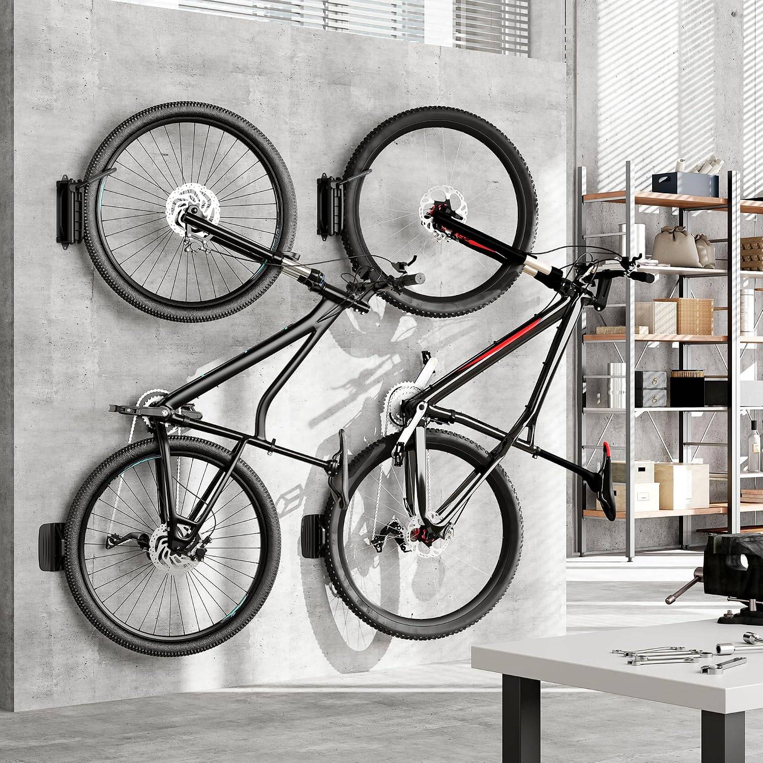 monTek swivel space saving wall bike rack - photo 2