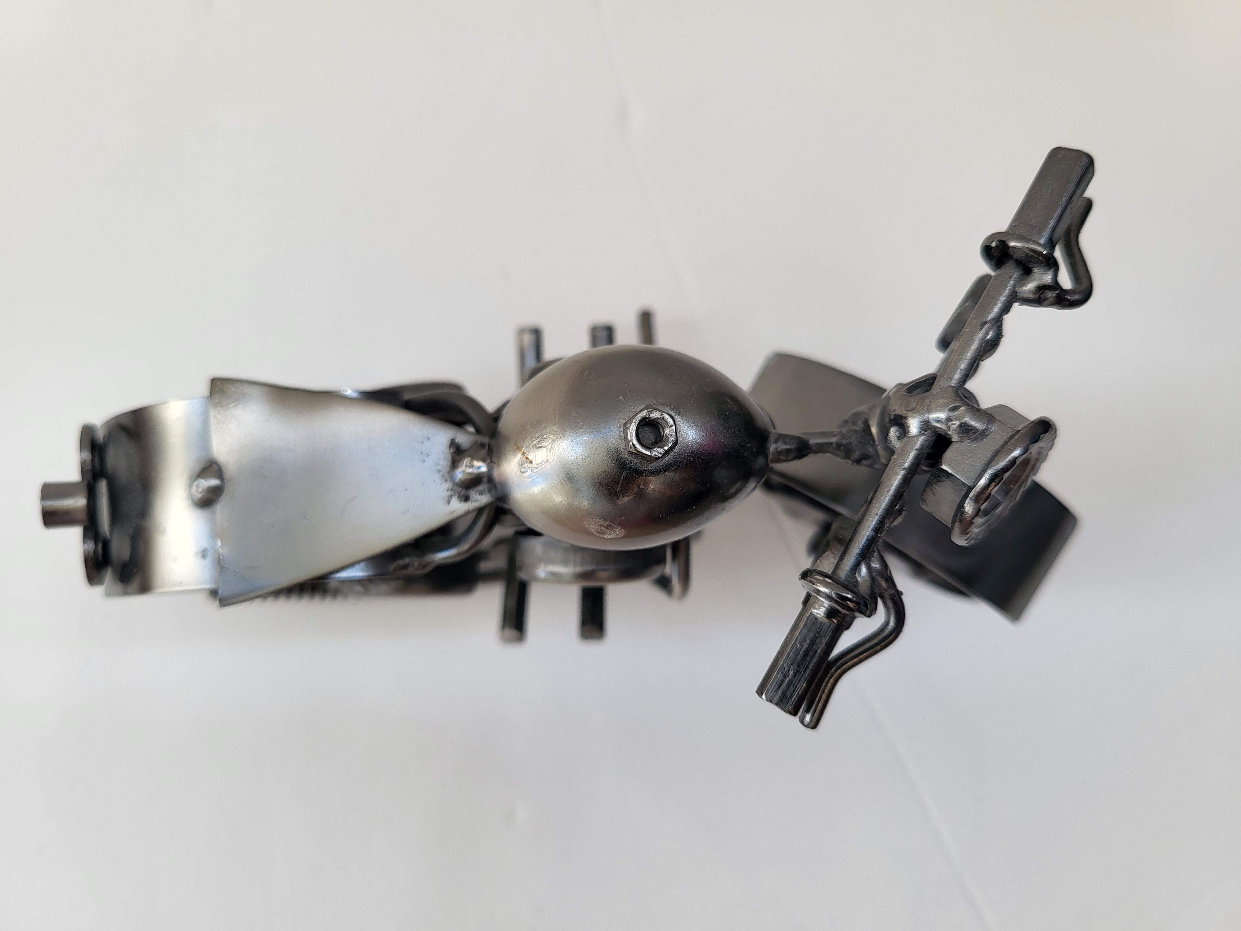 Handmade Metal Motorcycle Sculpture - Nuts & Bolts Art - photo 4