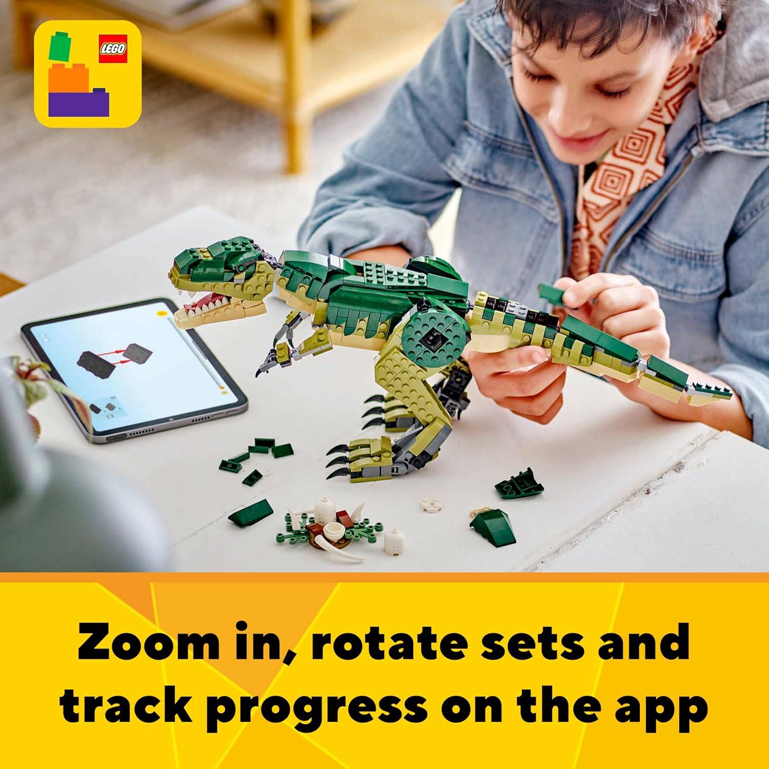 LEGO creater 3 in 1 t-rex triceratops and pterodactyl - photo 4