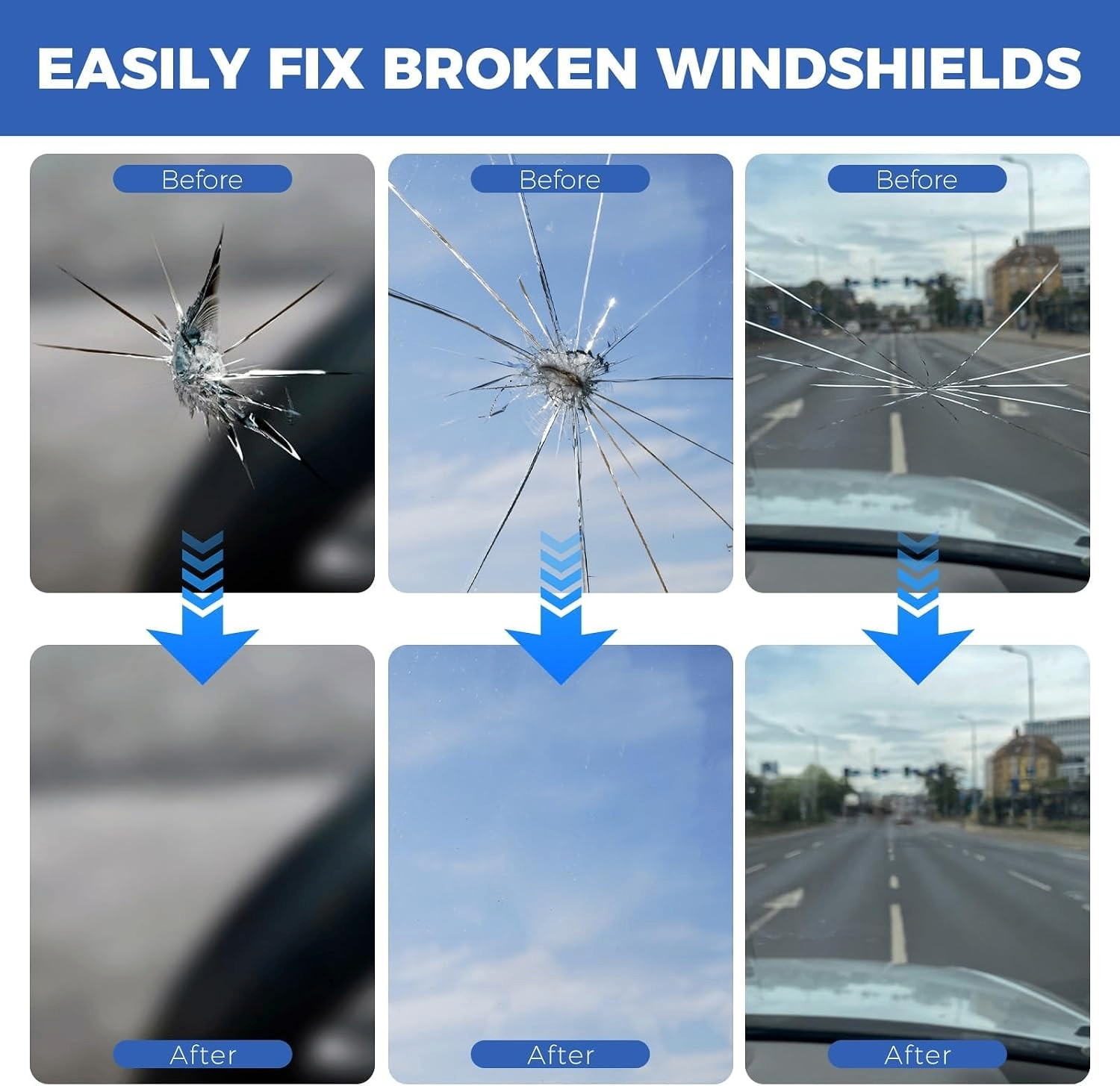 Windshield Repair Kit, 2026 Upgrade Car Glass Crack Repair - photo 3