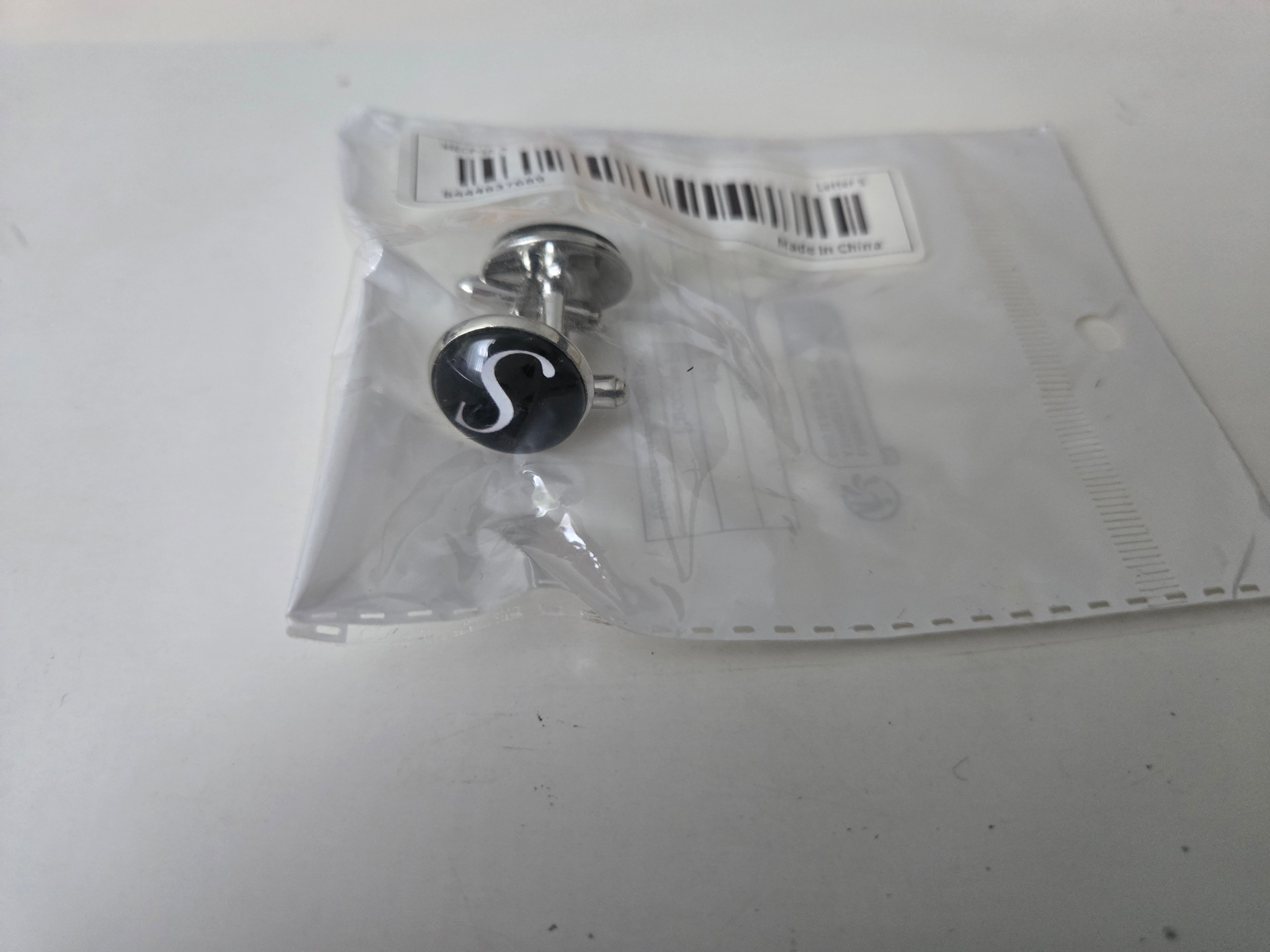 Letter S Cufflinks