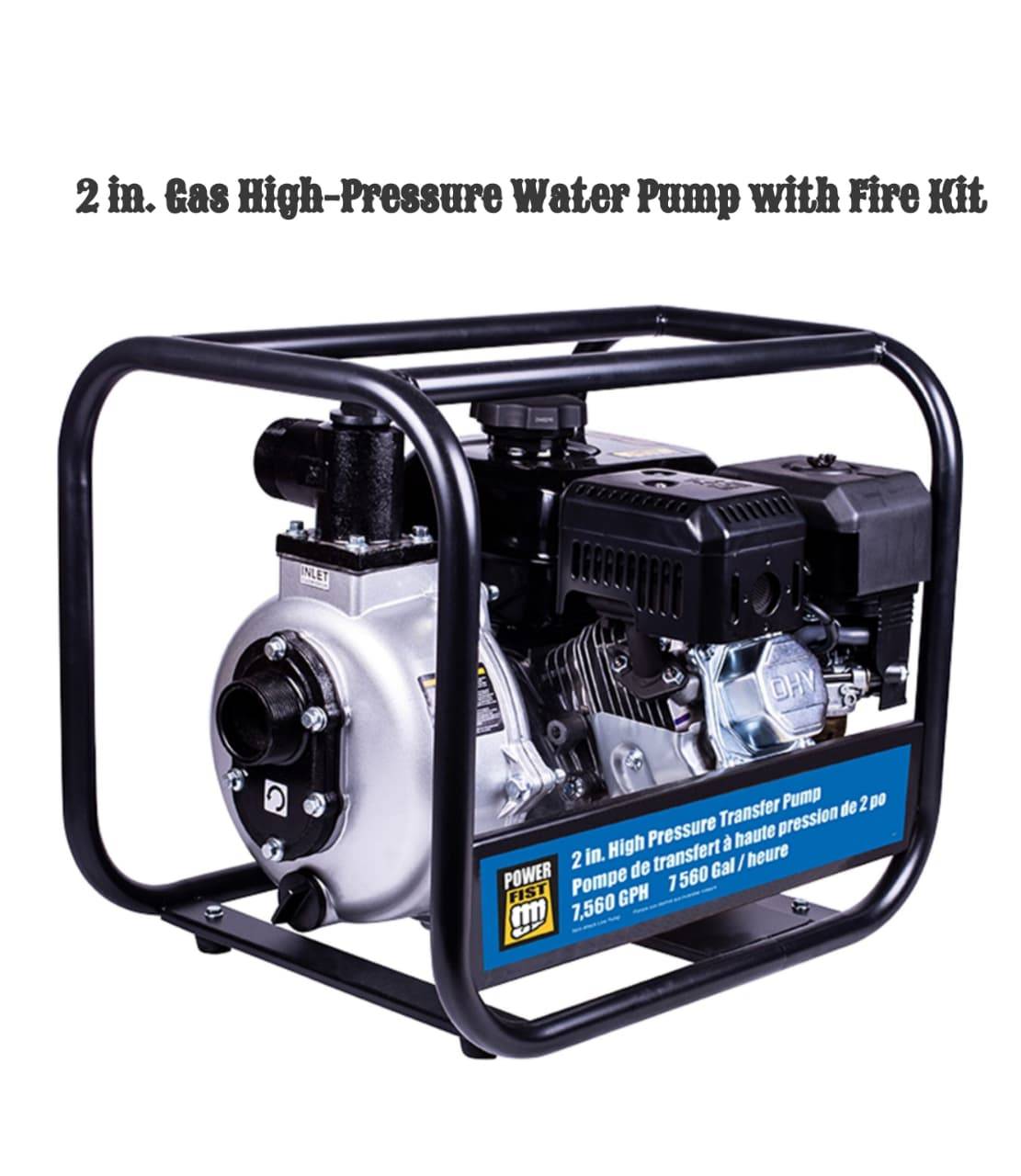 2-Inch Gas Water Pump with Fire Kit - photo 4