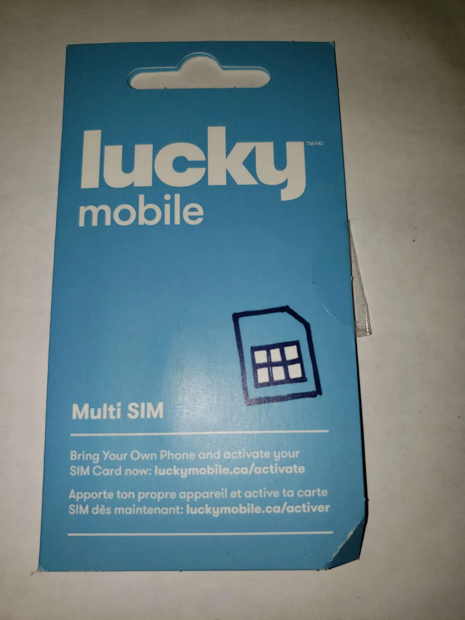 BNIP Lucky Mobile SIM Card -- in case you want to switch away...
