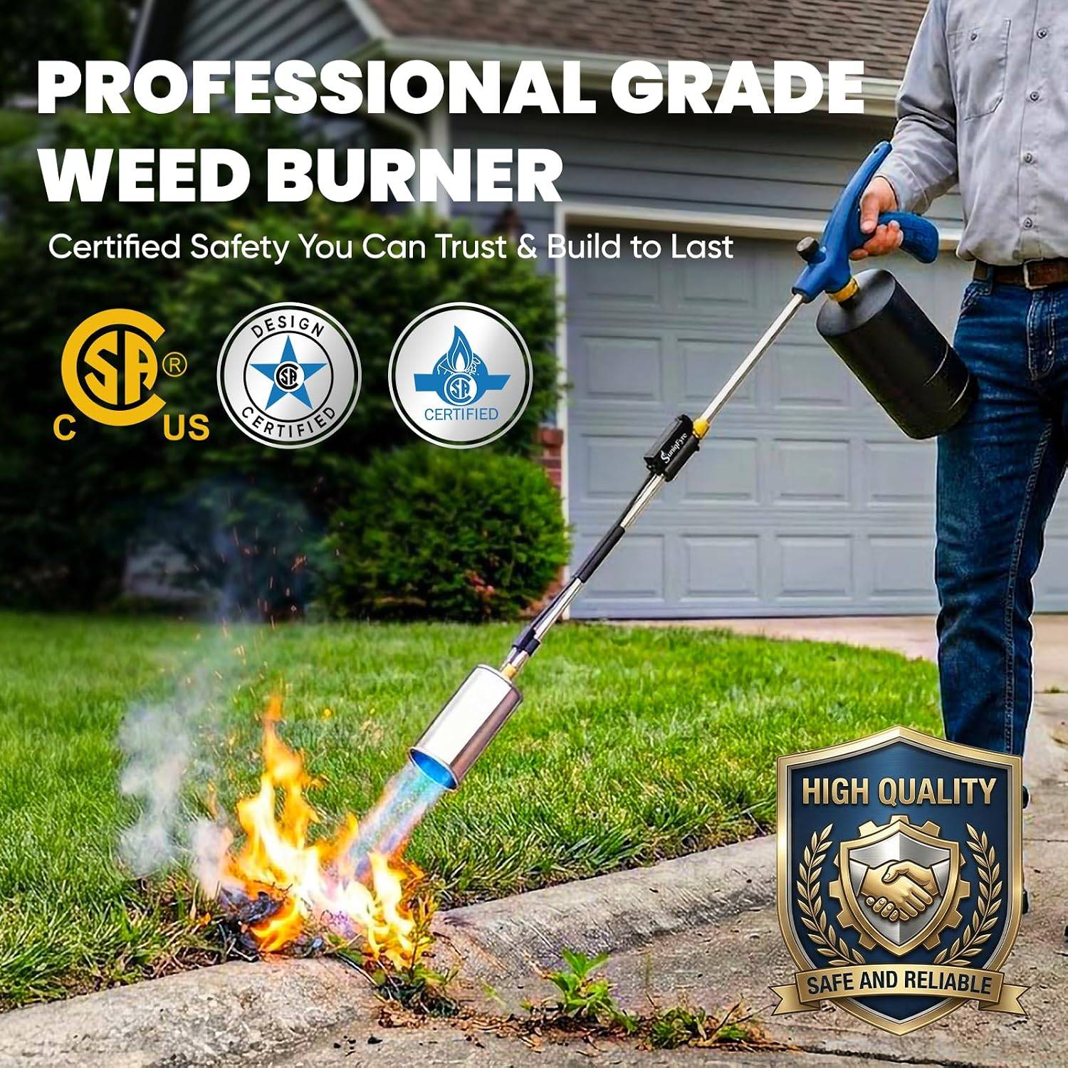 Propane Torch Weed Burner - Adjustable Flame - photo 3