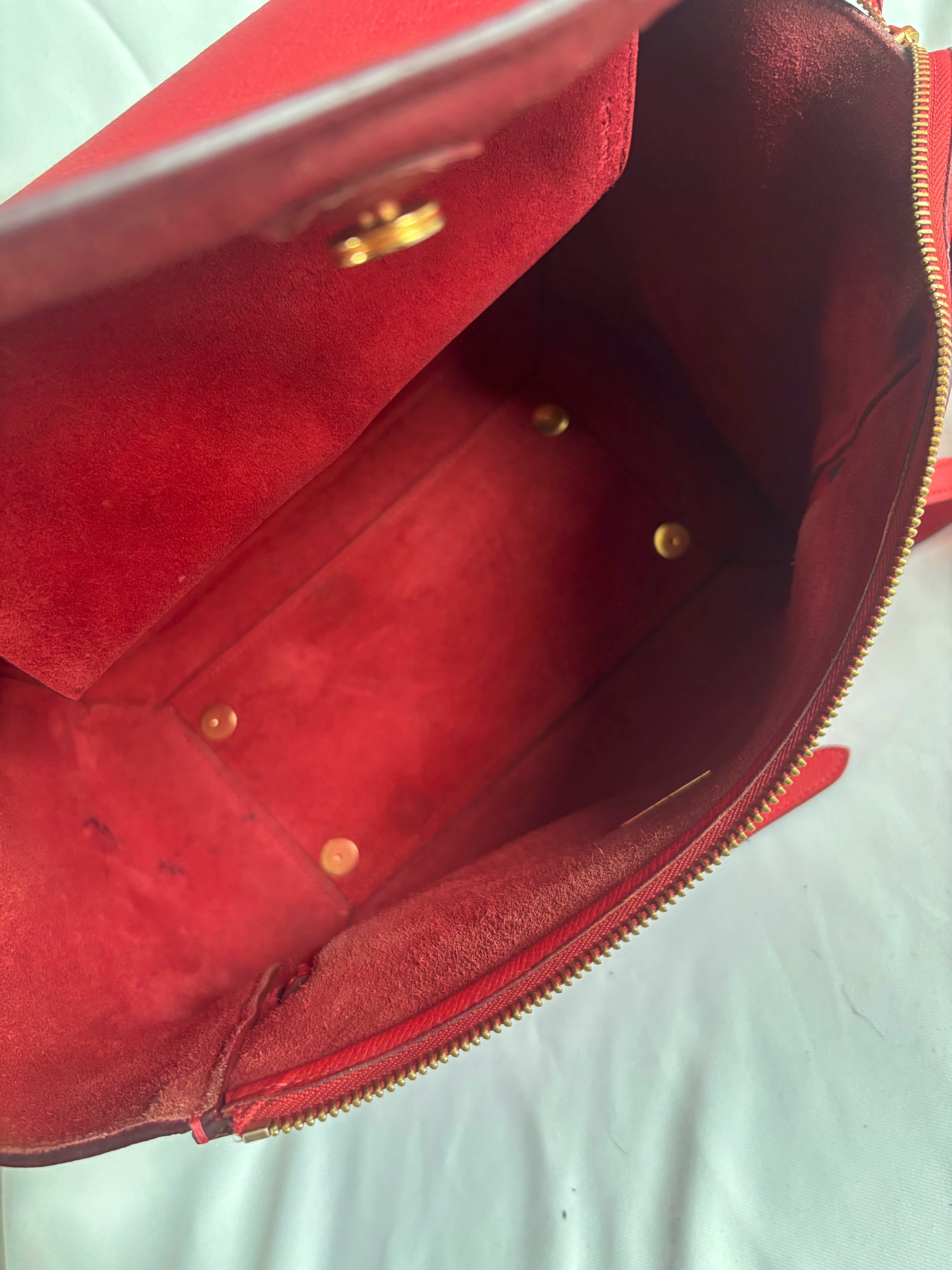 authentic Celine Belt Bag Red - photo 3
