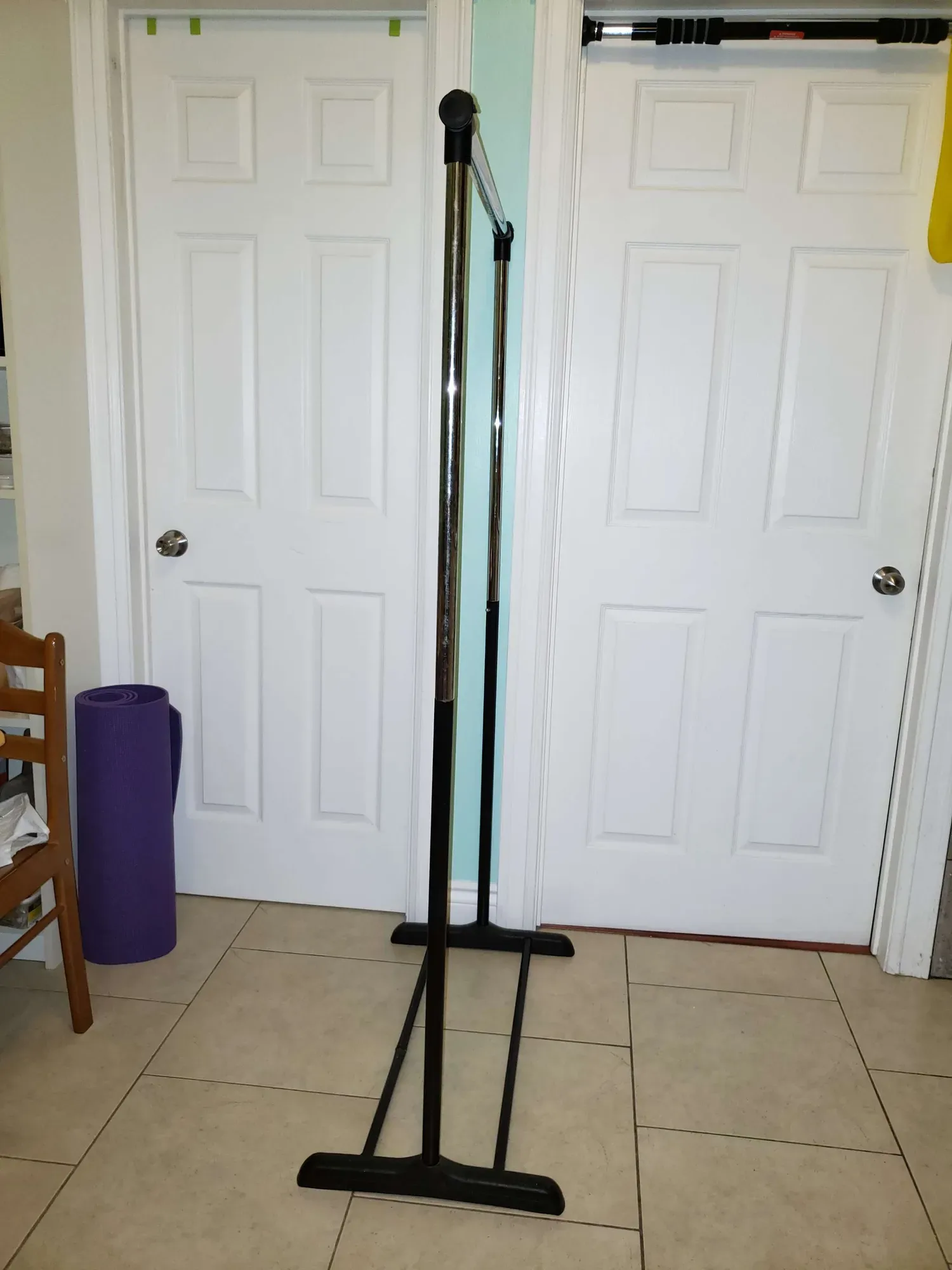 Clothing Rack -- small dent in bottom shown in photo, decent ... - photo 3