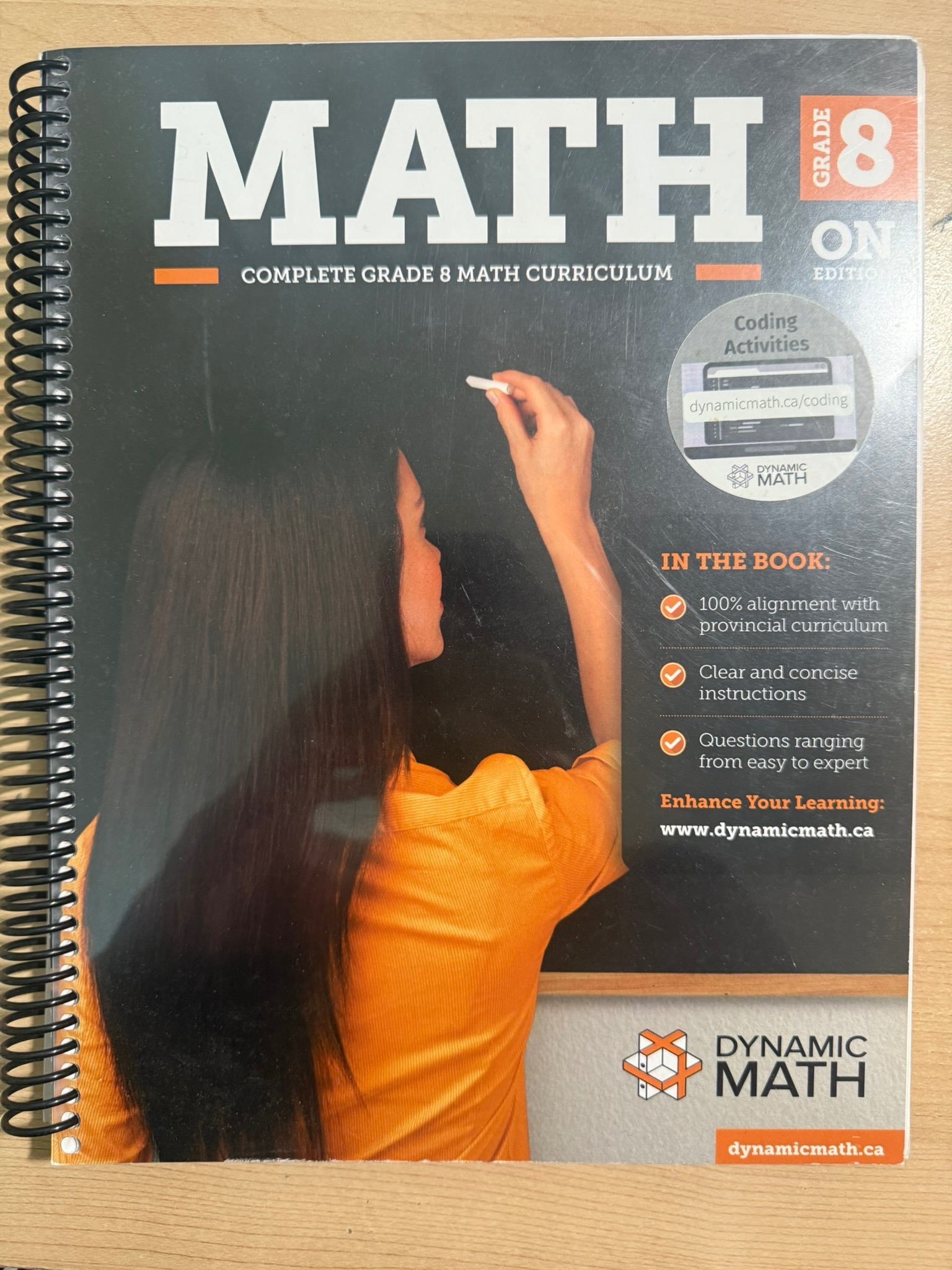 Grade 8 Math Workbook - Dynamic Math (Ontario Curriculum)