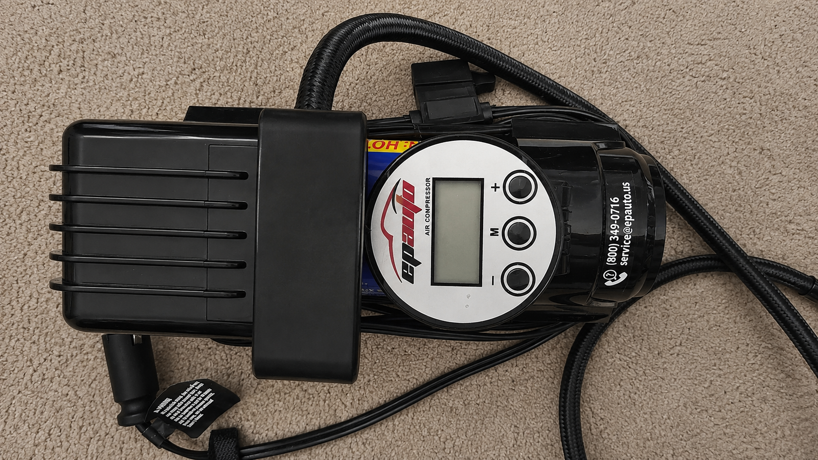 EPAuto 12V DC Portable Digital Air Compressor / Tire Inflator - photo 3