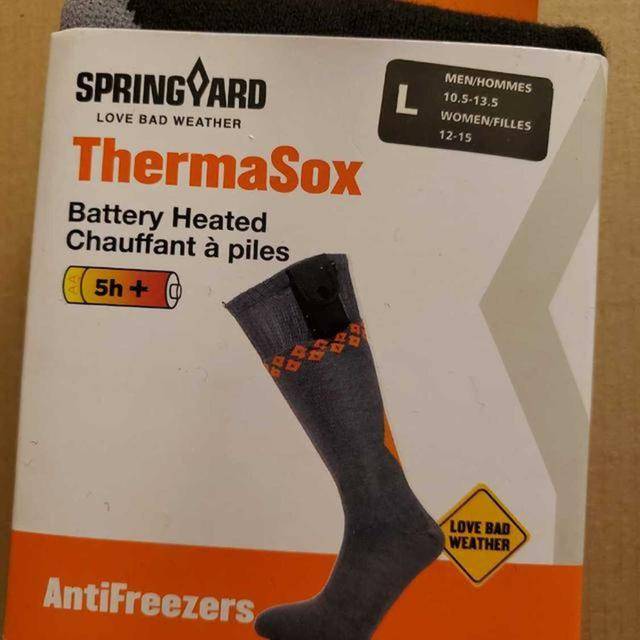 Springyard ThermaSox Battery Heated Socks