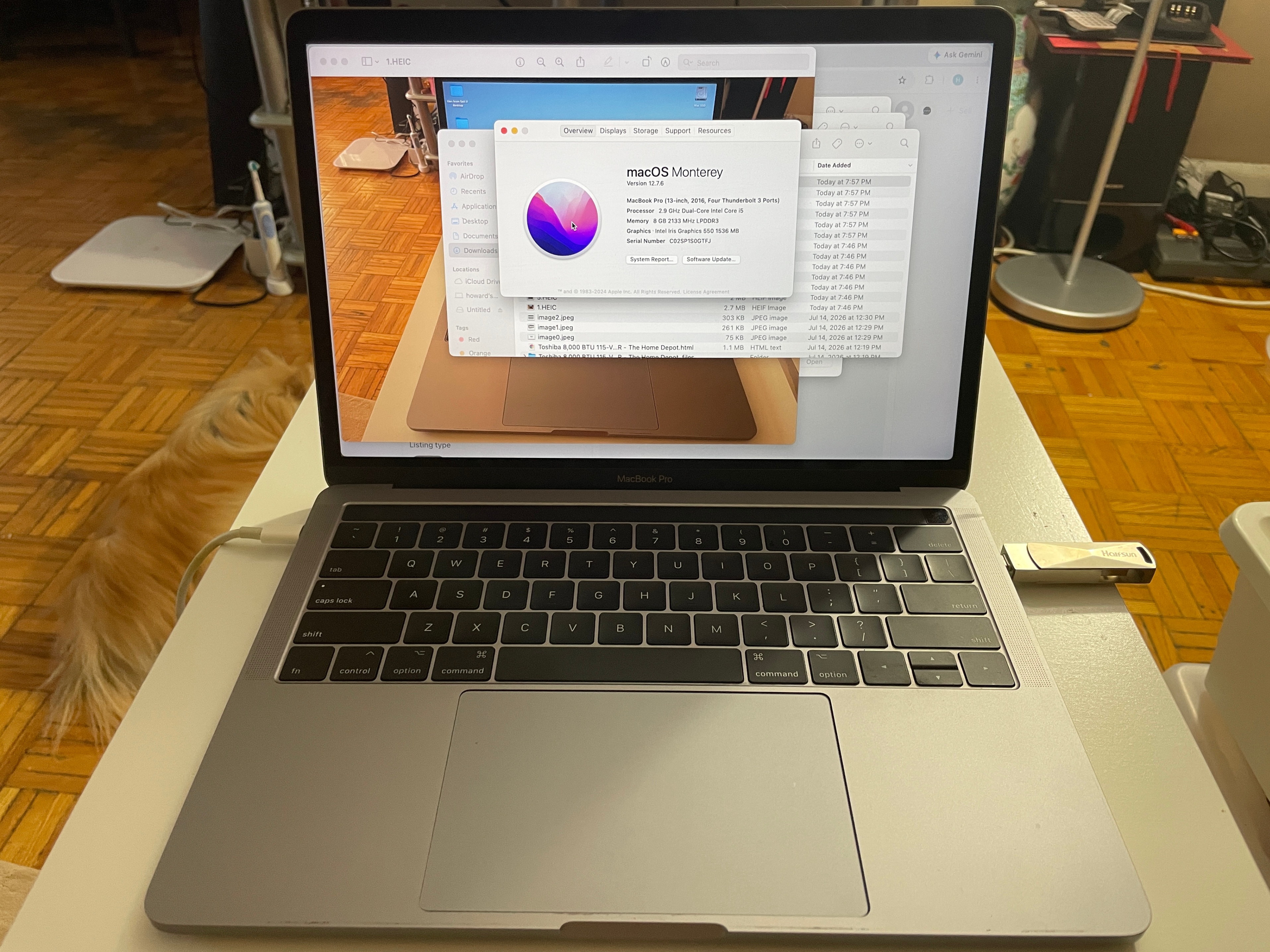 Apple Mac Book Pro A1706 with Touch Bar