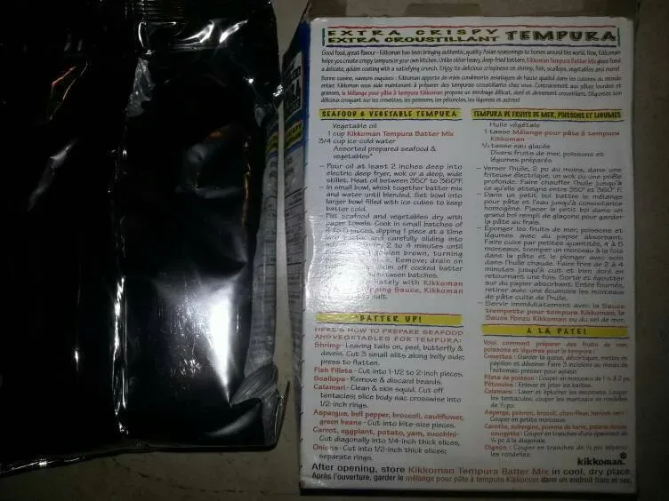 BNIP Tempura Batter Mix -- Kikkoman Extra Crispy -- Brand New... - photo 2