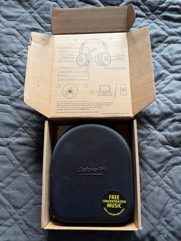 Jabra Evolve 75 SE Microsoft Teams Wireless Stereo Headset - photo 3