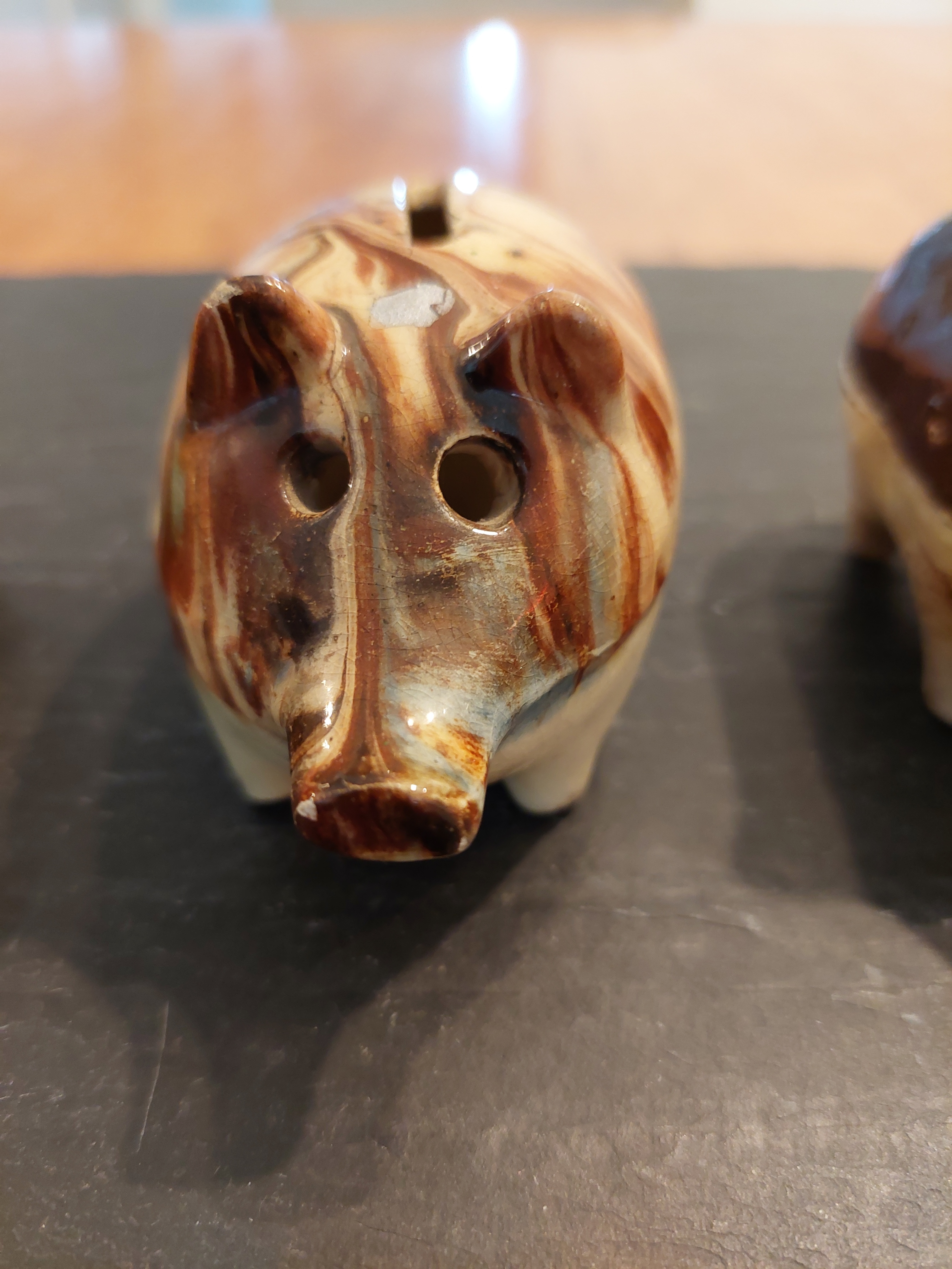 Set of 3 Whimsical Ceramic Piggy Banks - photo 4