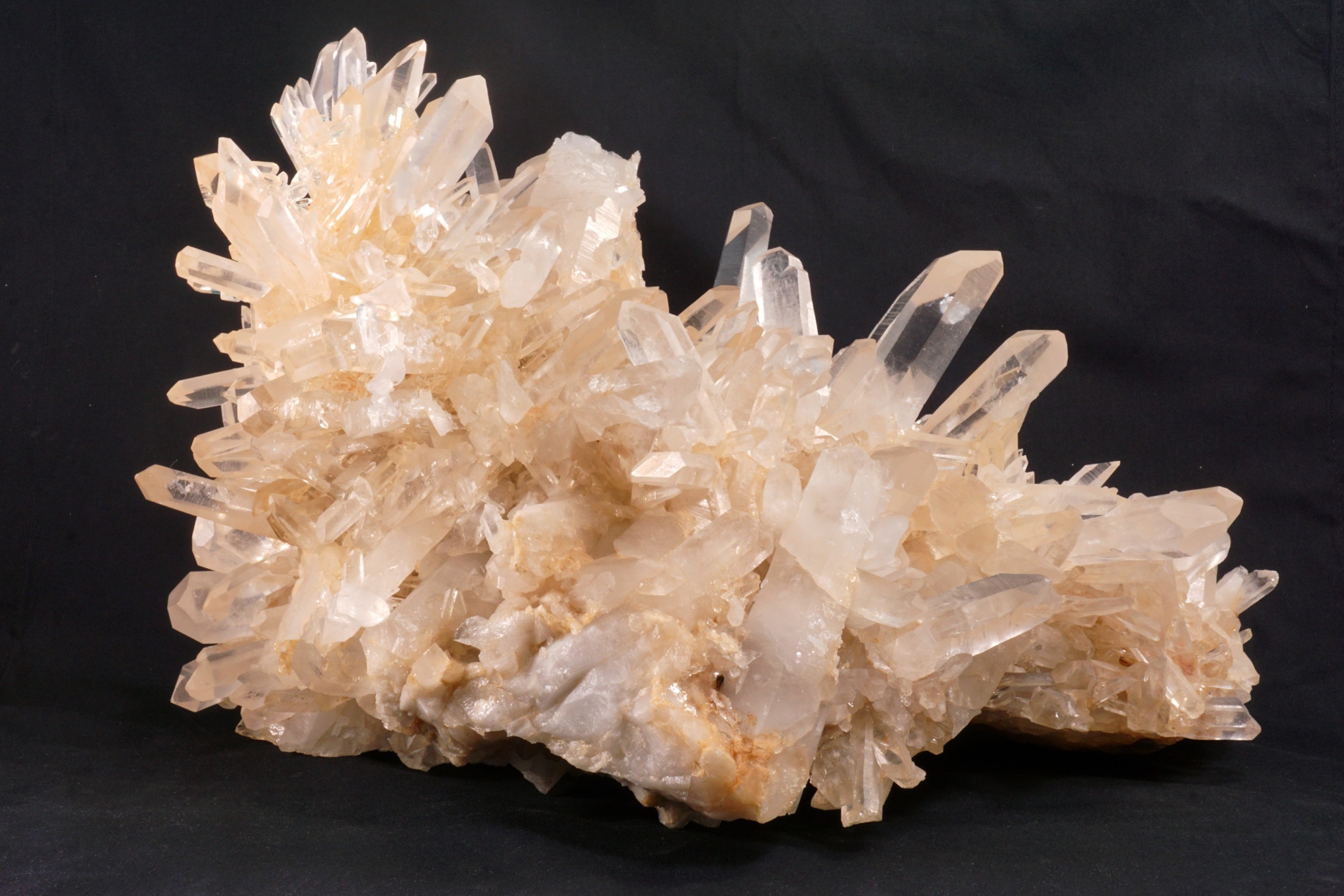 Massive 22 lb Clear Quartz Crystal Cluster