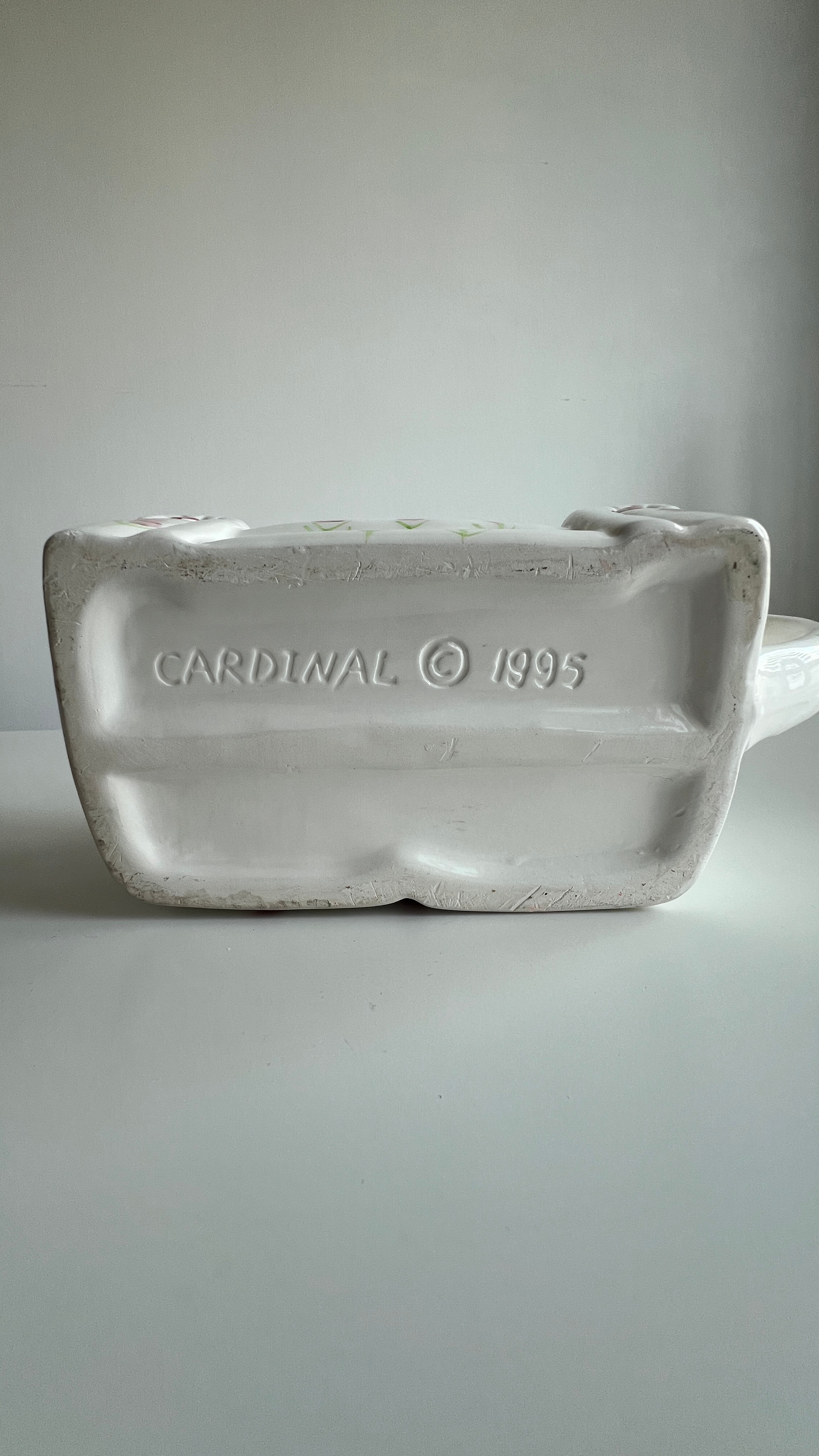 Vintage Cardinal "Cat on Couch" Novelty Teapot (as is) - photo 3