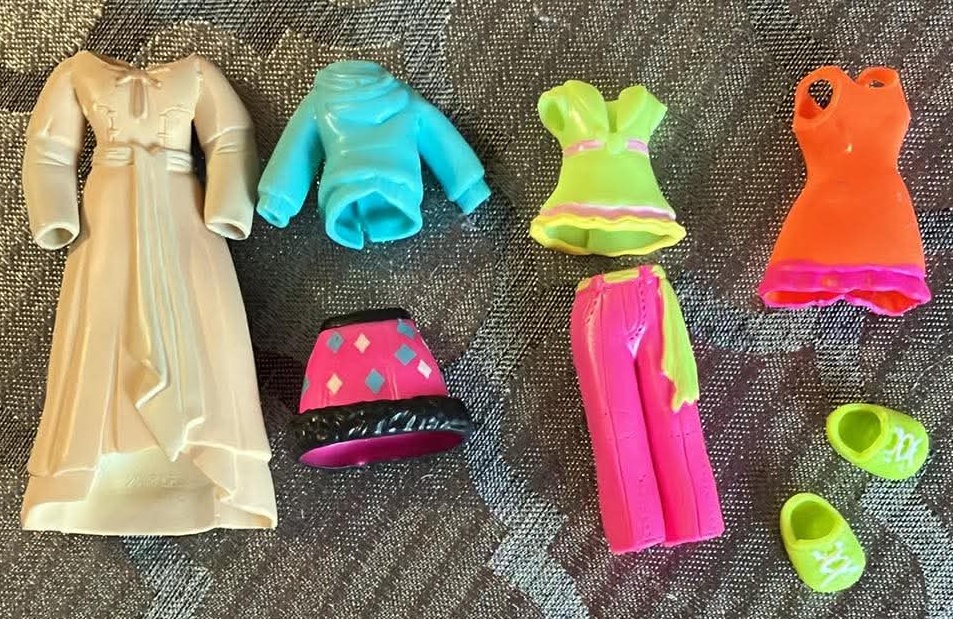 Polly Pocket Girl Clothes Lot - 7 pieces