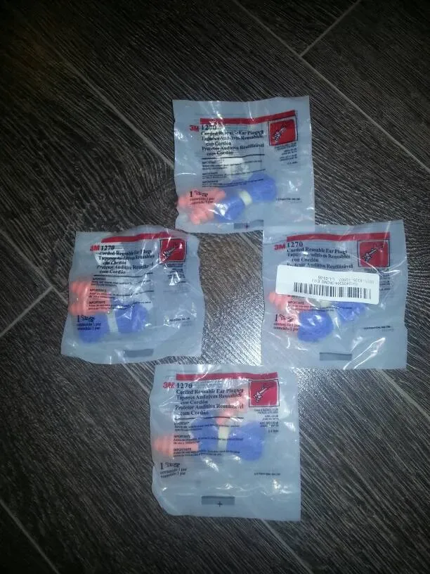3M Corded Reusable Ear Plugs -- BNIB (Brand New)