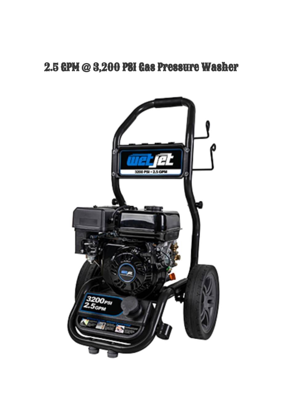 3200 PSI 2.5 GPM Gas Pressure Washer - photo 4