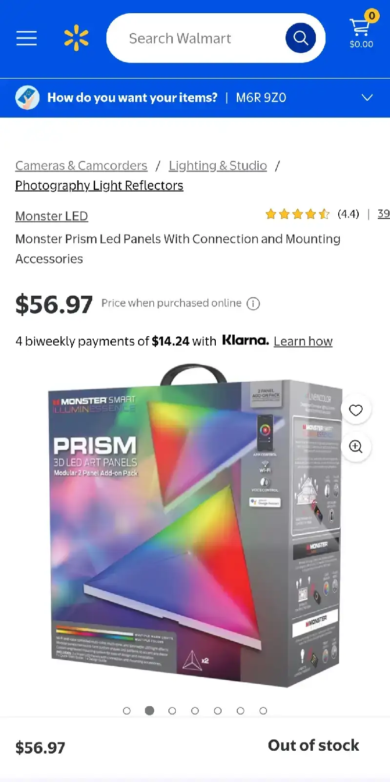 Monster Prism 3D LED Art Panels - Modular 4 Panel Starter Kit