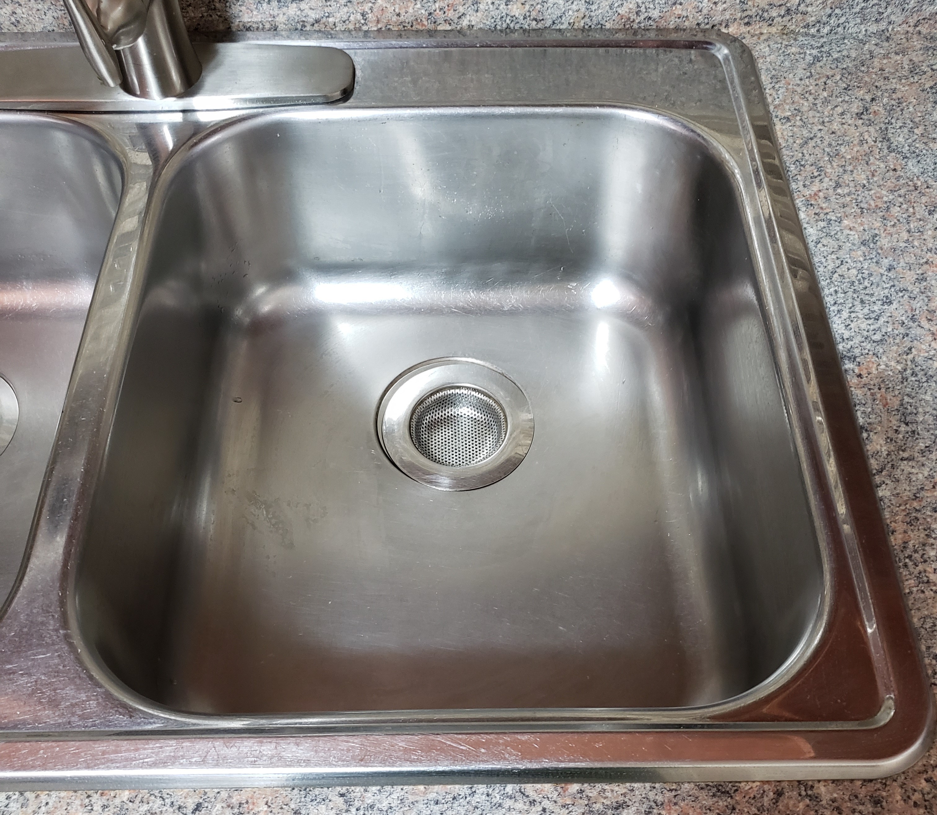 Stainless Steel Double Sink 3 Holes $50 - photo 3