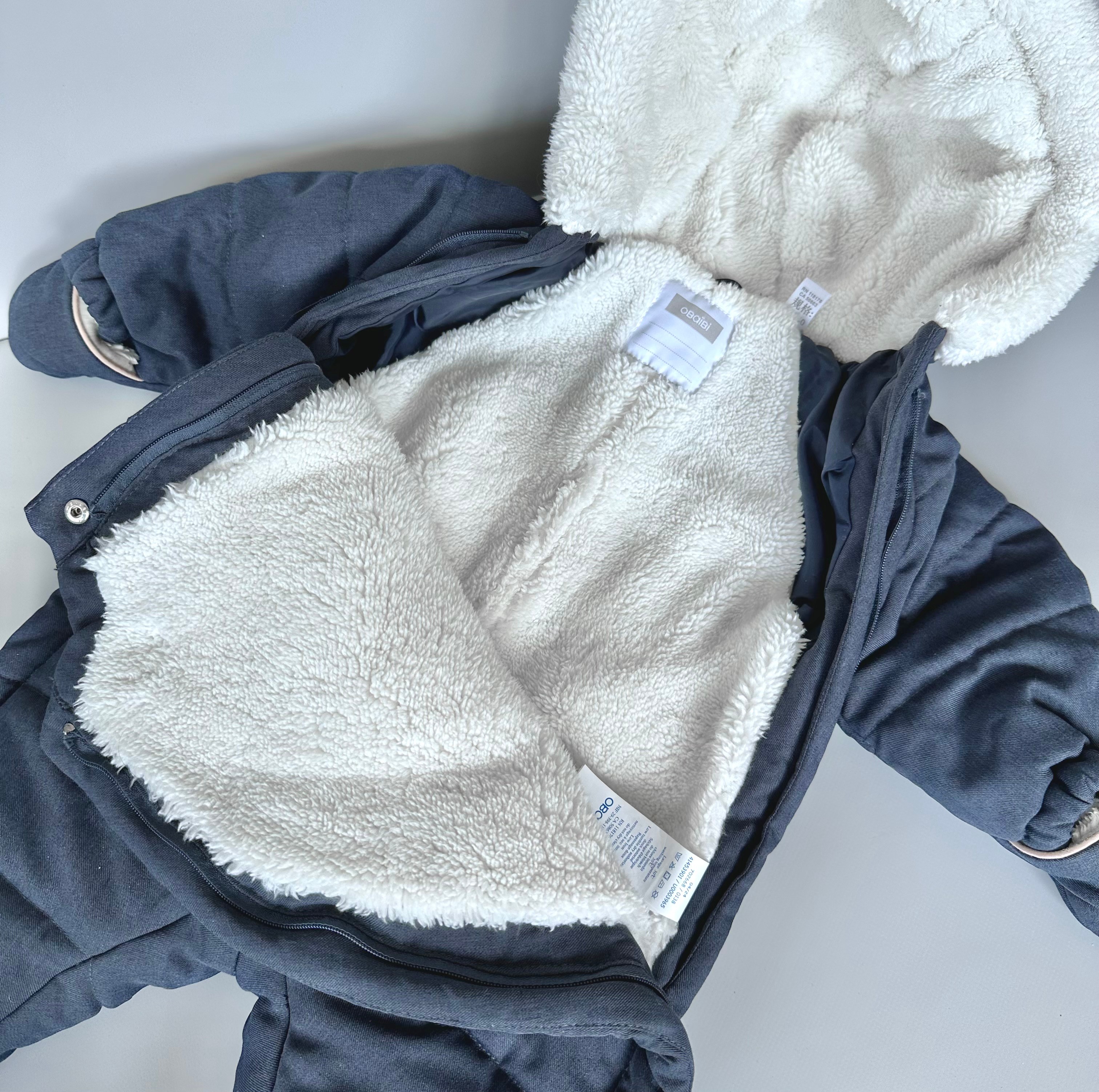 Obaibi Winter Snowsuit - Designed in France - 1-3 Months - photo 3
