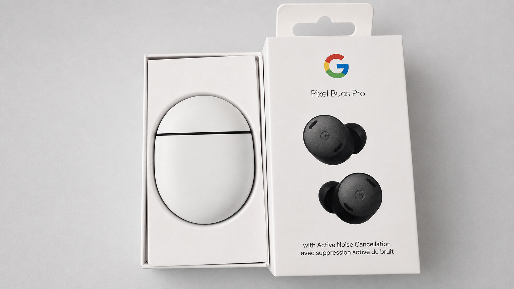 Google Pixel Buds Pro (Gen 1, Charcoal) – Open Box Unused - photo 2