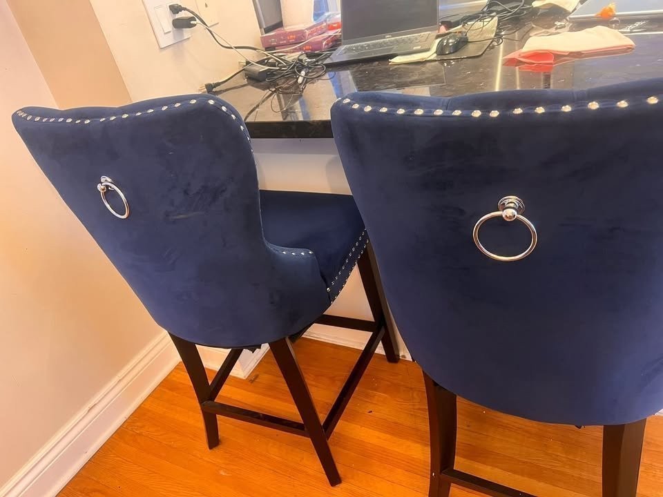 Baxton Studio Howell Fabric Counter Stools - photo 2