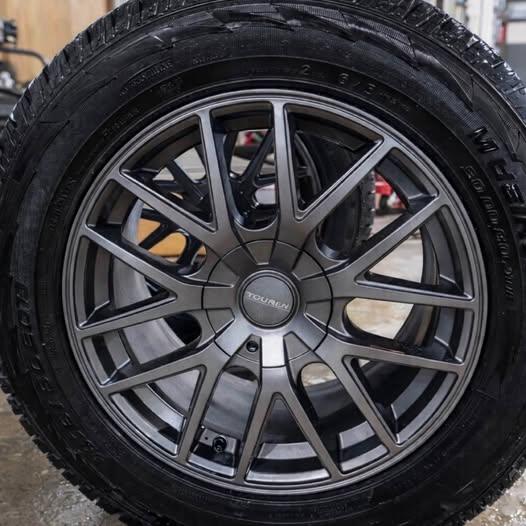 255/60R18 Hankook Winter Tires on Touren Alloys – 5×127