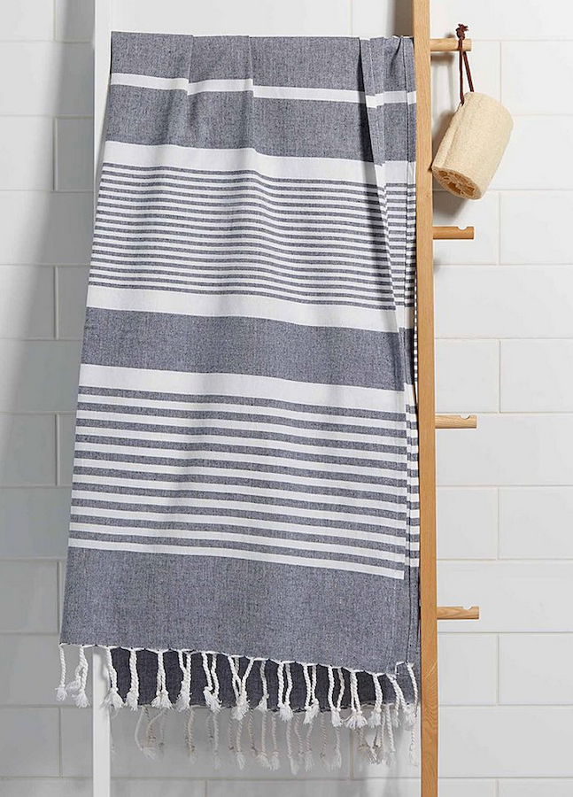 Fouta - Gray and white - photo 3