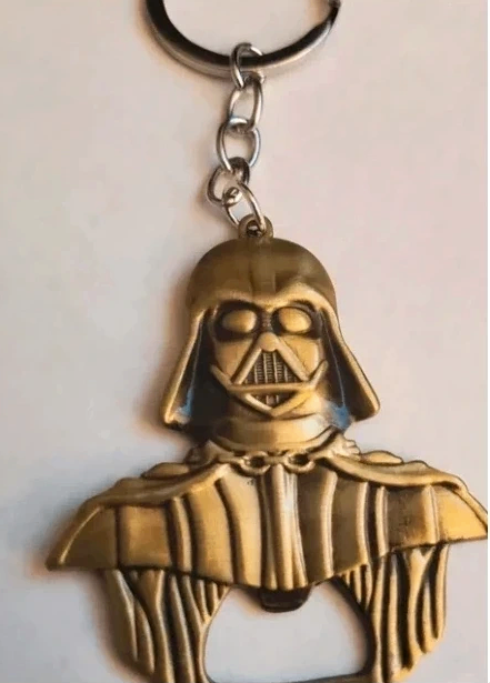 DARTH VADER KEYCHAIN AND BOTTLE OPENER
