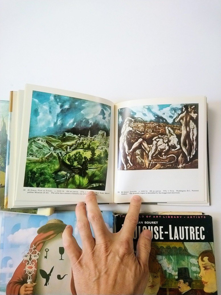 Bosch, El Greco, Magritte, Toulouse-Lautrec books!! - photo 5
