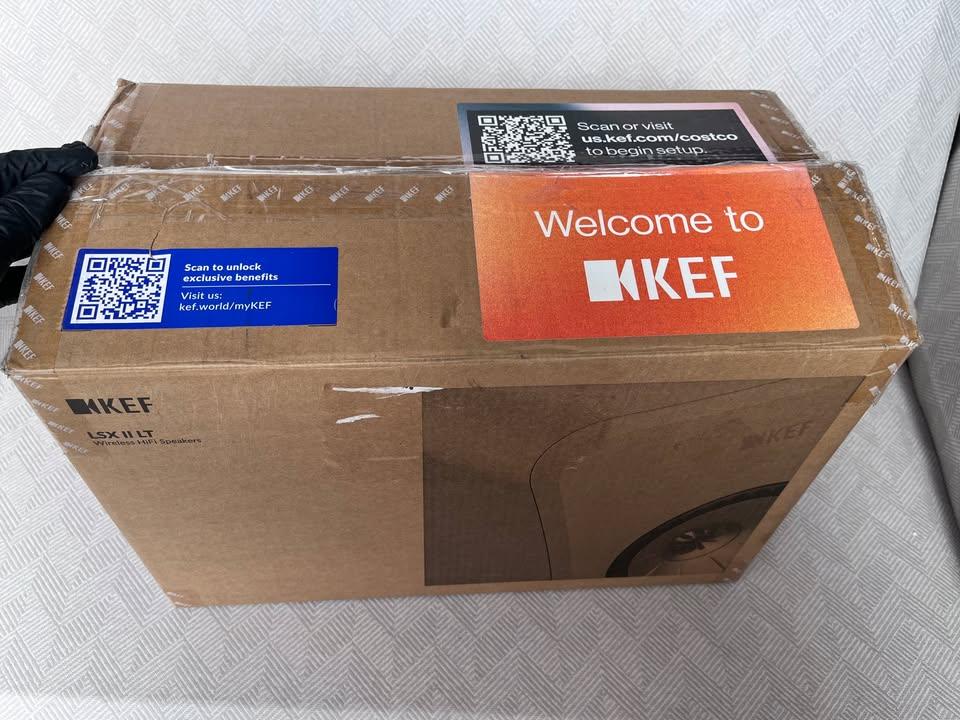 KEF LSX II LT Wireless HiFi Speakers - Graphite Grey - Like New - photo 3