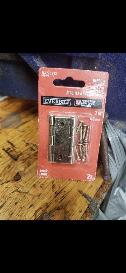 Everbilt 2-inch Zinc-Plated Narrow Utility Hinges (2-Pack)