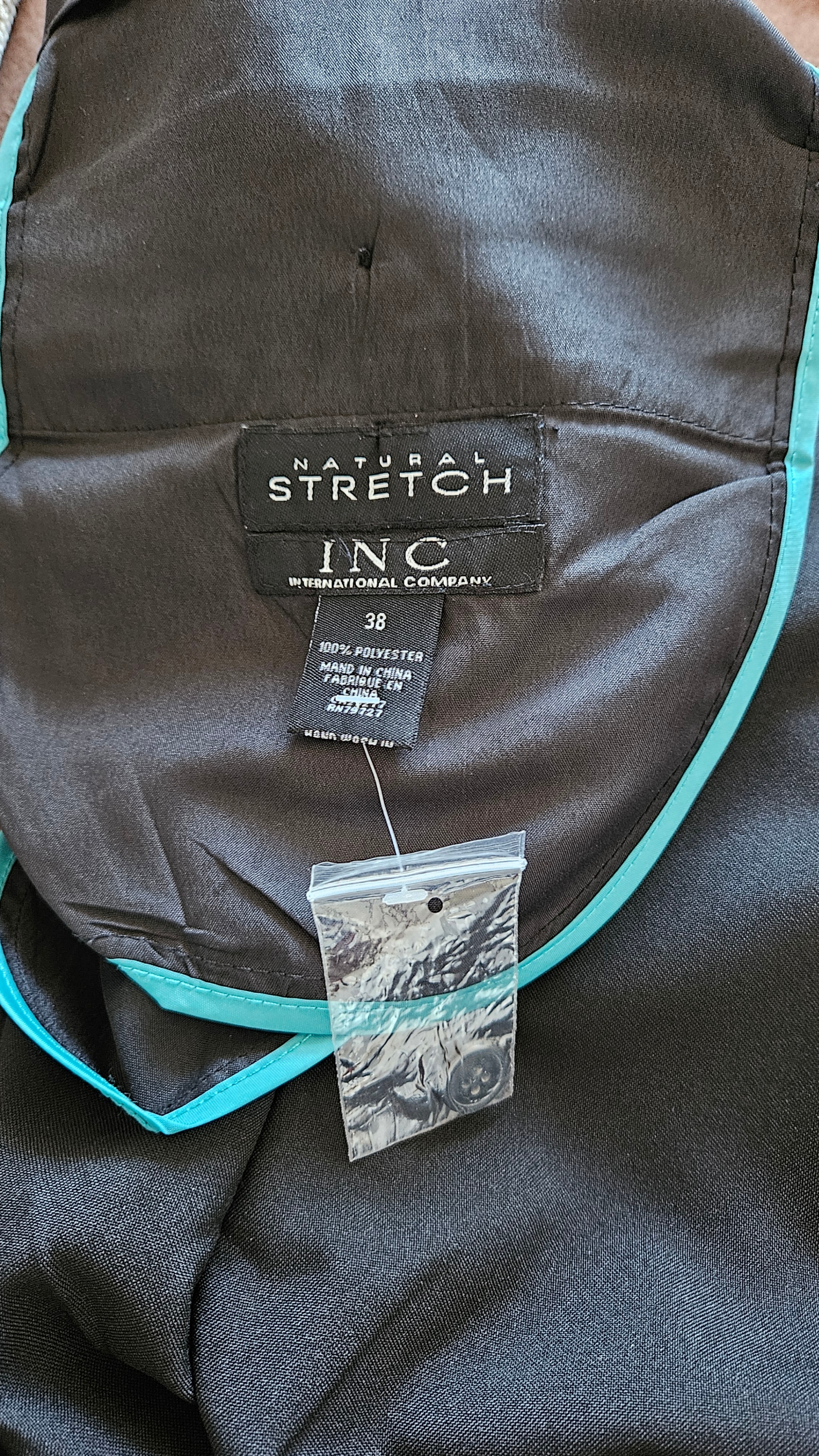BRAND NEW INC INTERNATIONAL CO MEN'S BLACK FULL SUIT - photo 5