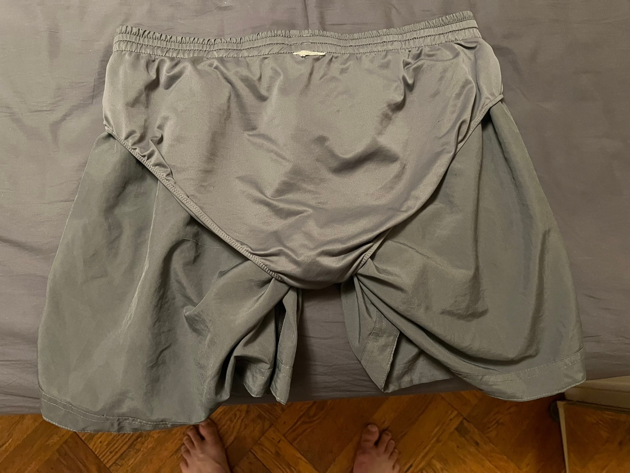 (Limited Edition) Adidas Running Shorts, Gray, Men's - photo 4