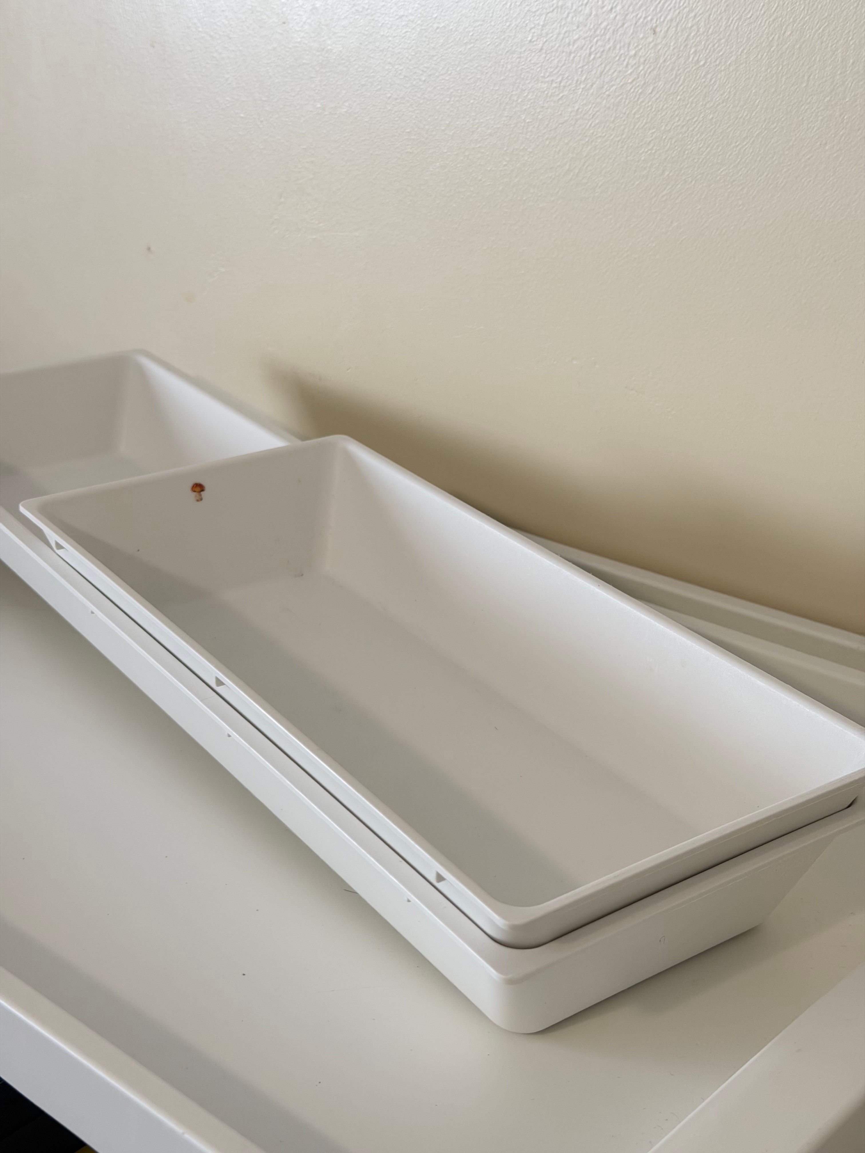 Set of 2 IKEA UPPDATERA Utensil Trays – White - photo 3