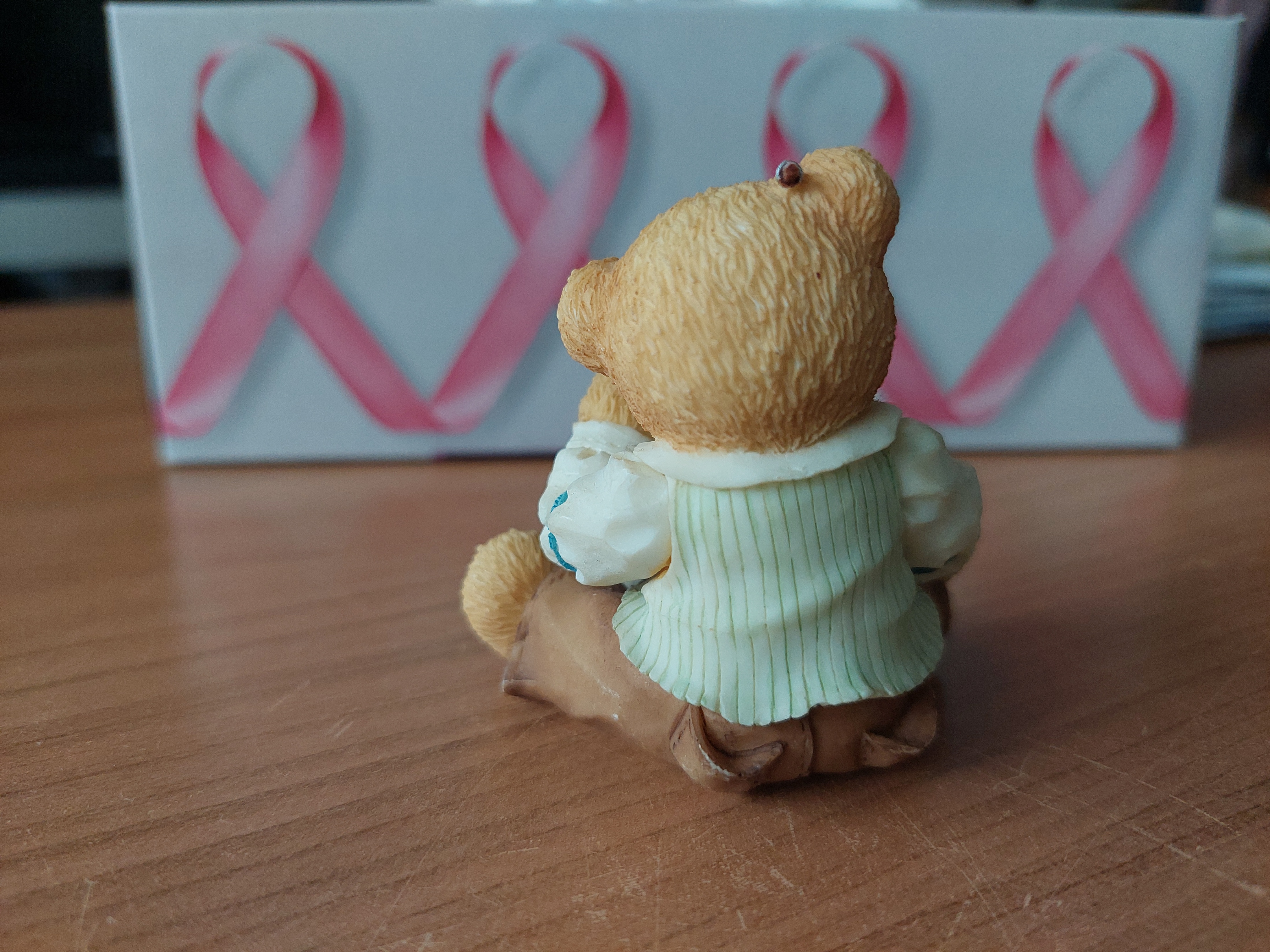 Vintage Cherished Teddies Teddy Bear Figurine On The Phone - photo 3