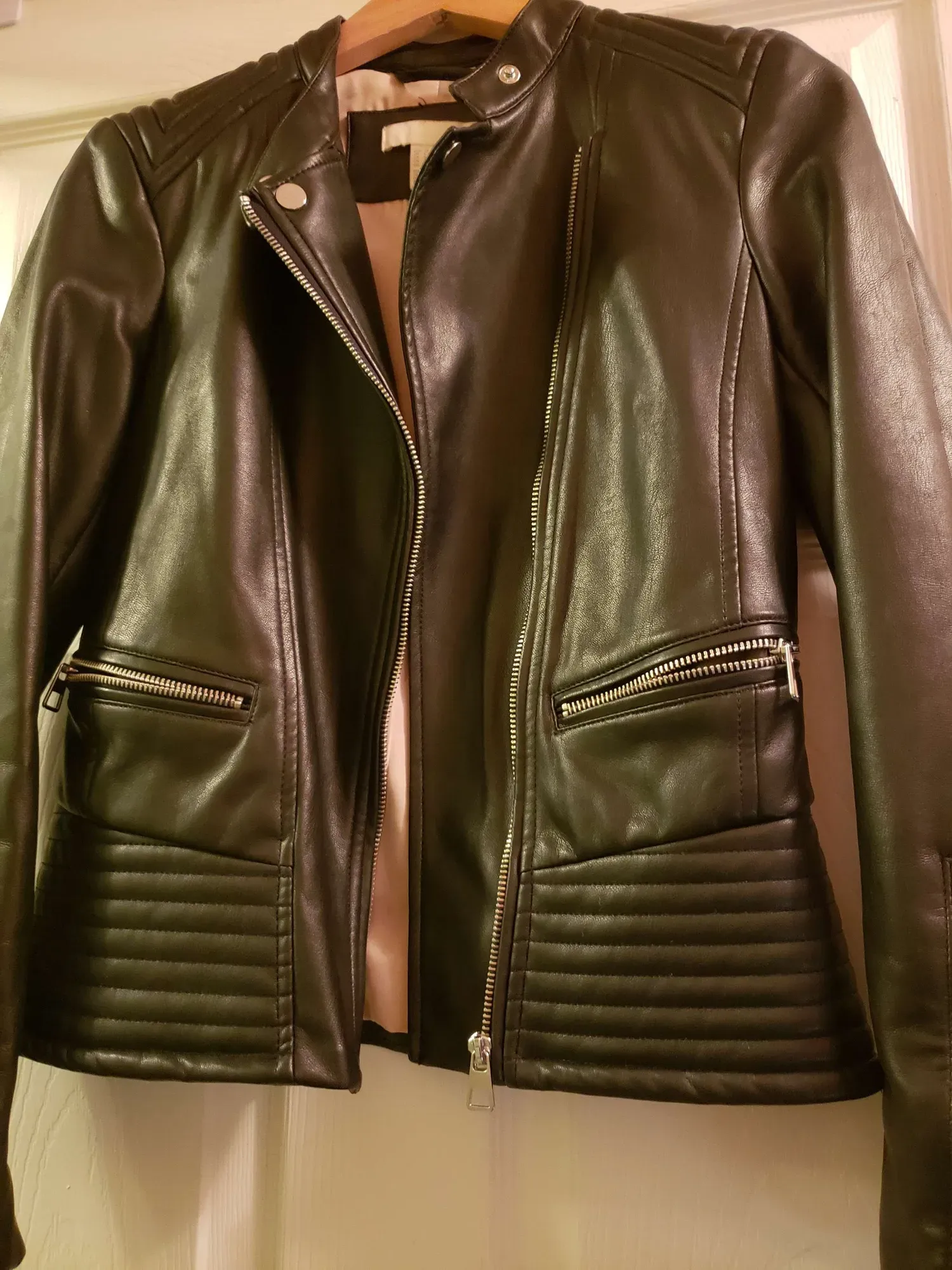 Buttery Soft Black Leather-like Vegan Pleather jacket - photo 3