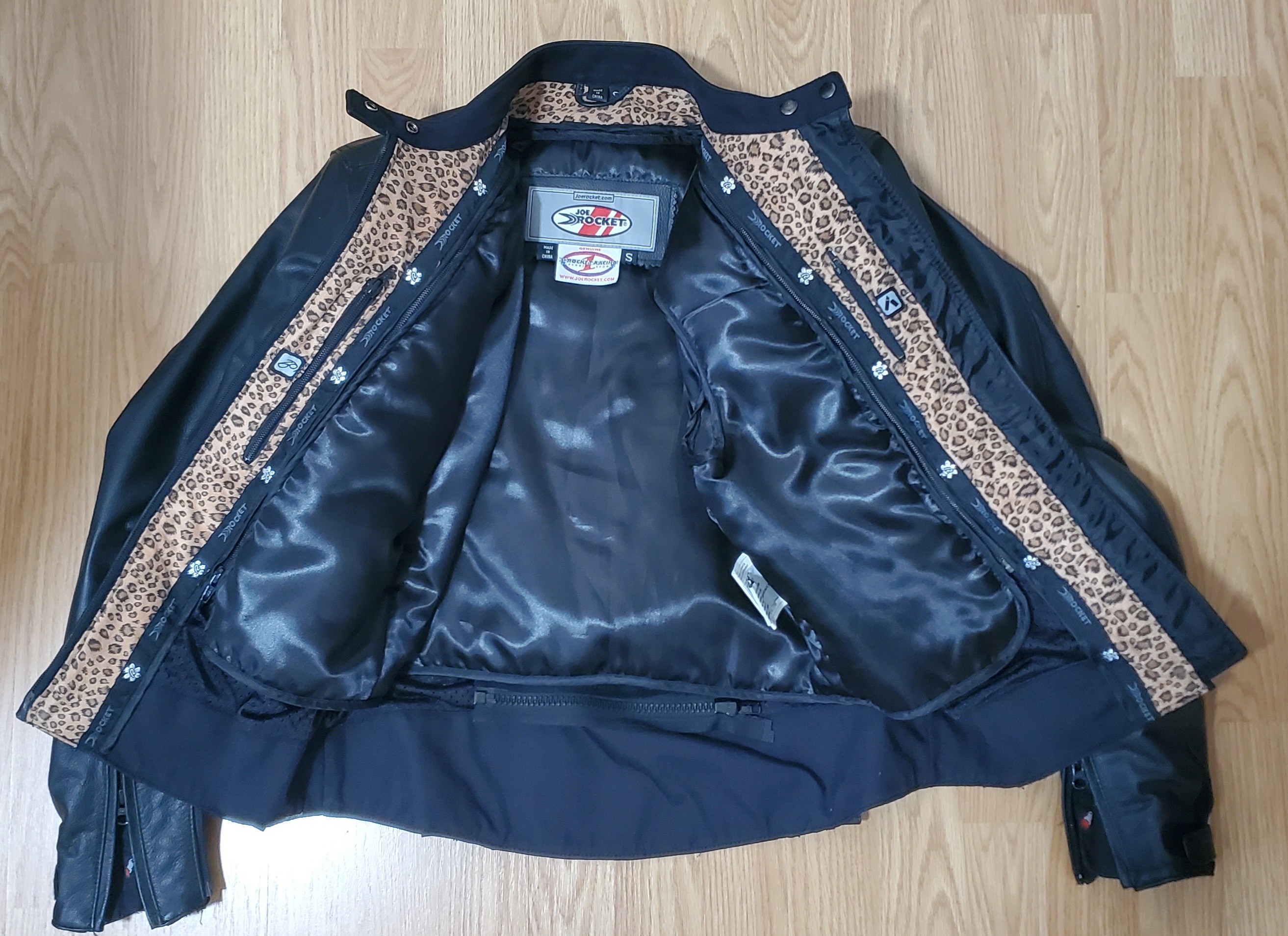 JOE ROCKET LADIES LEATHER MOTORCYCLE JACKET - SIZE SMALL - photo 2