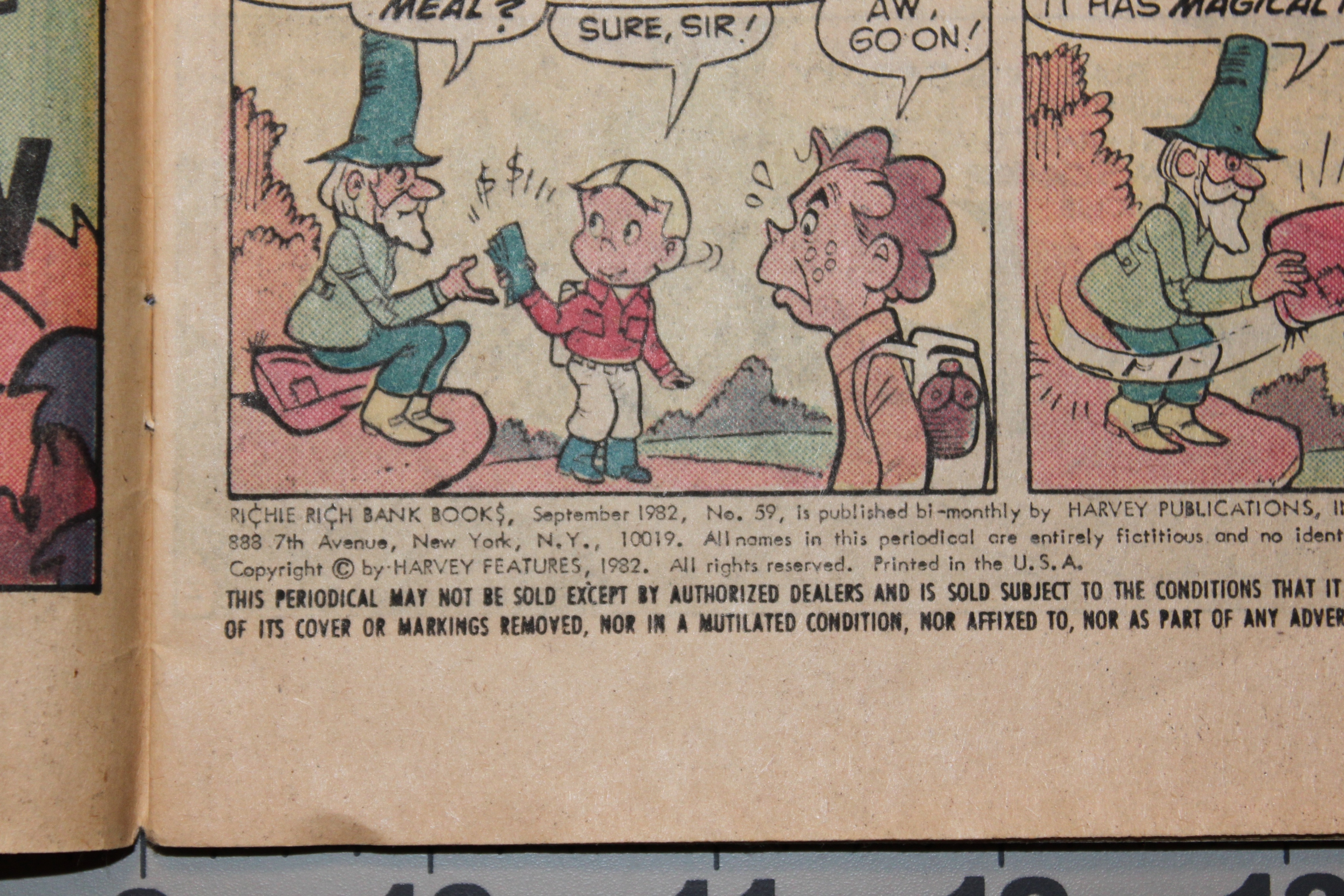 Richie Rich Bank Books #59 Harvey Comics Sept 1982 Comic - photo 4
