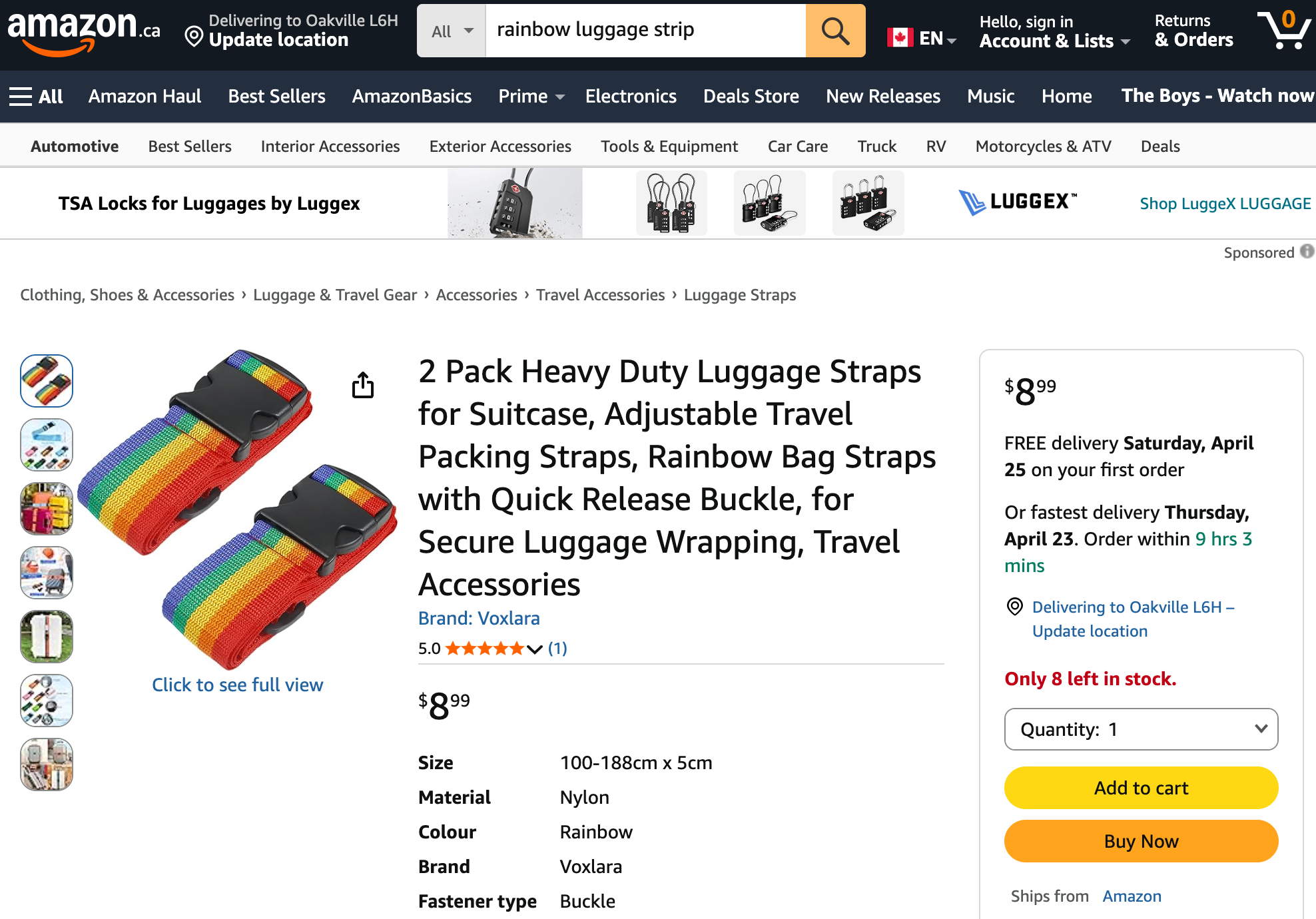 Like New Adjustable Luggage Straps / Suitcase Belts (Used Once) - photo 4