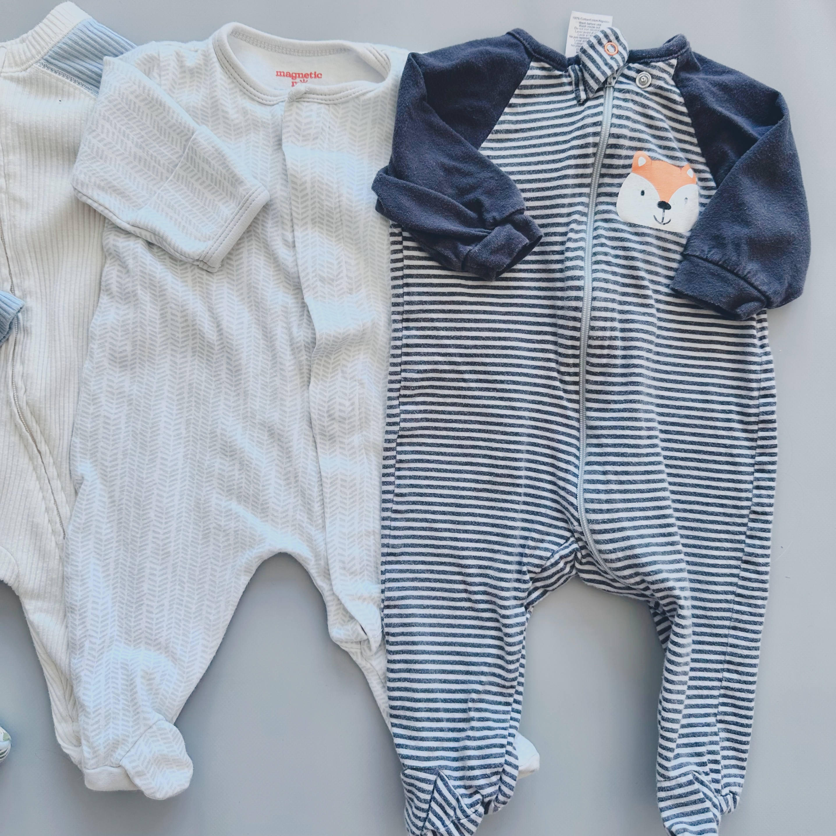 Baby Boy Sleepers Bundle - 0-3 Months - photo 5
