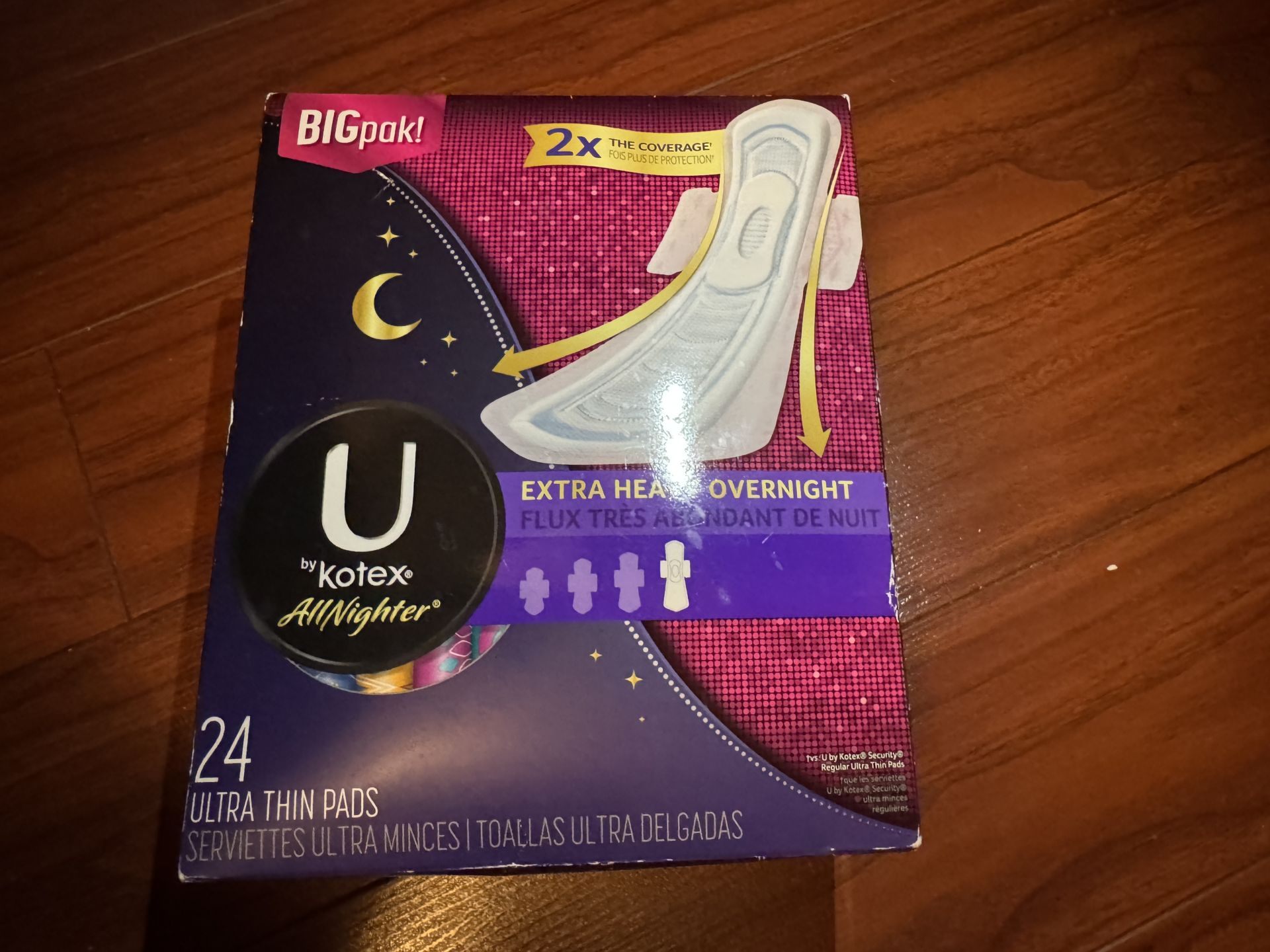 U by Kotex AllNighter Overnight Ultra Thin Pads - photo 2