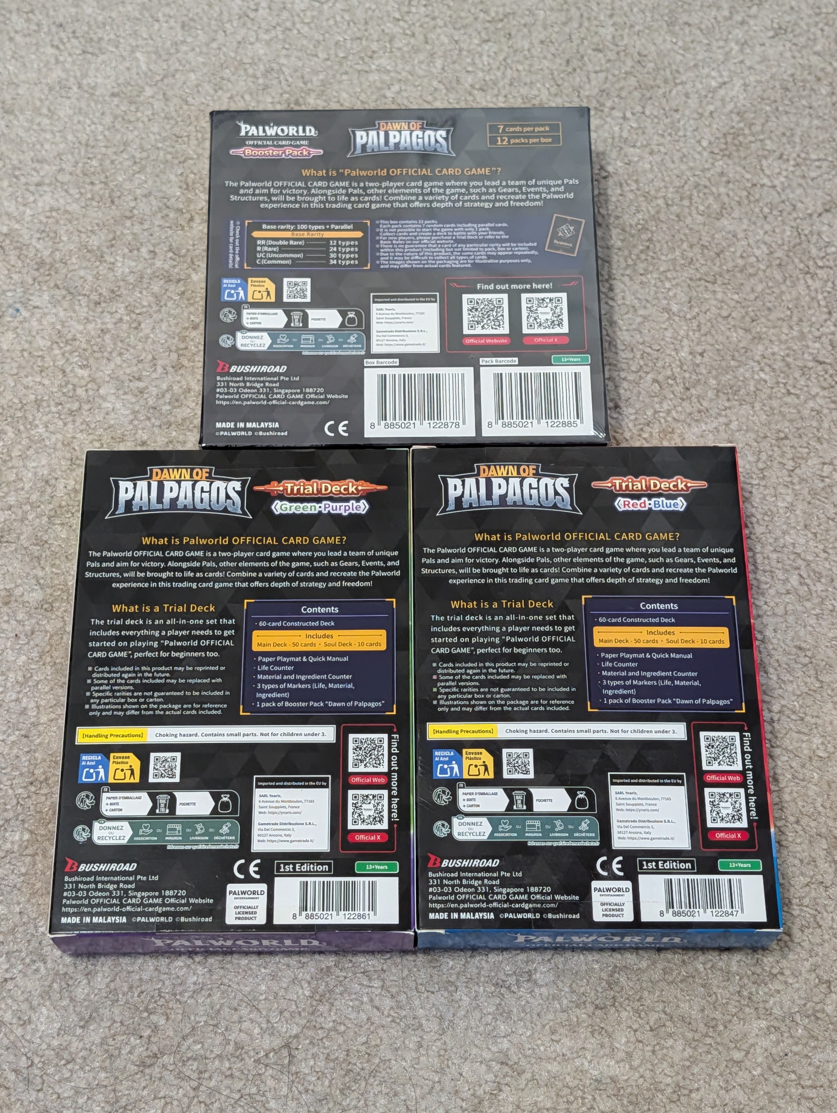Palworld TCG Booster Box & 2 Trial Decks COMBO - photo 3