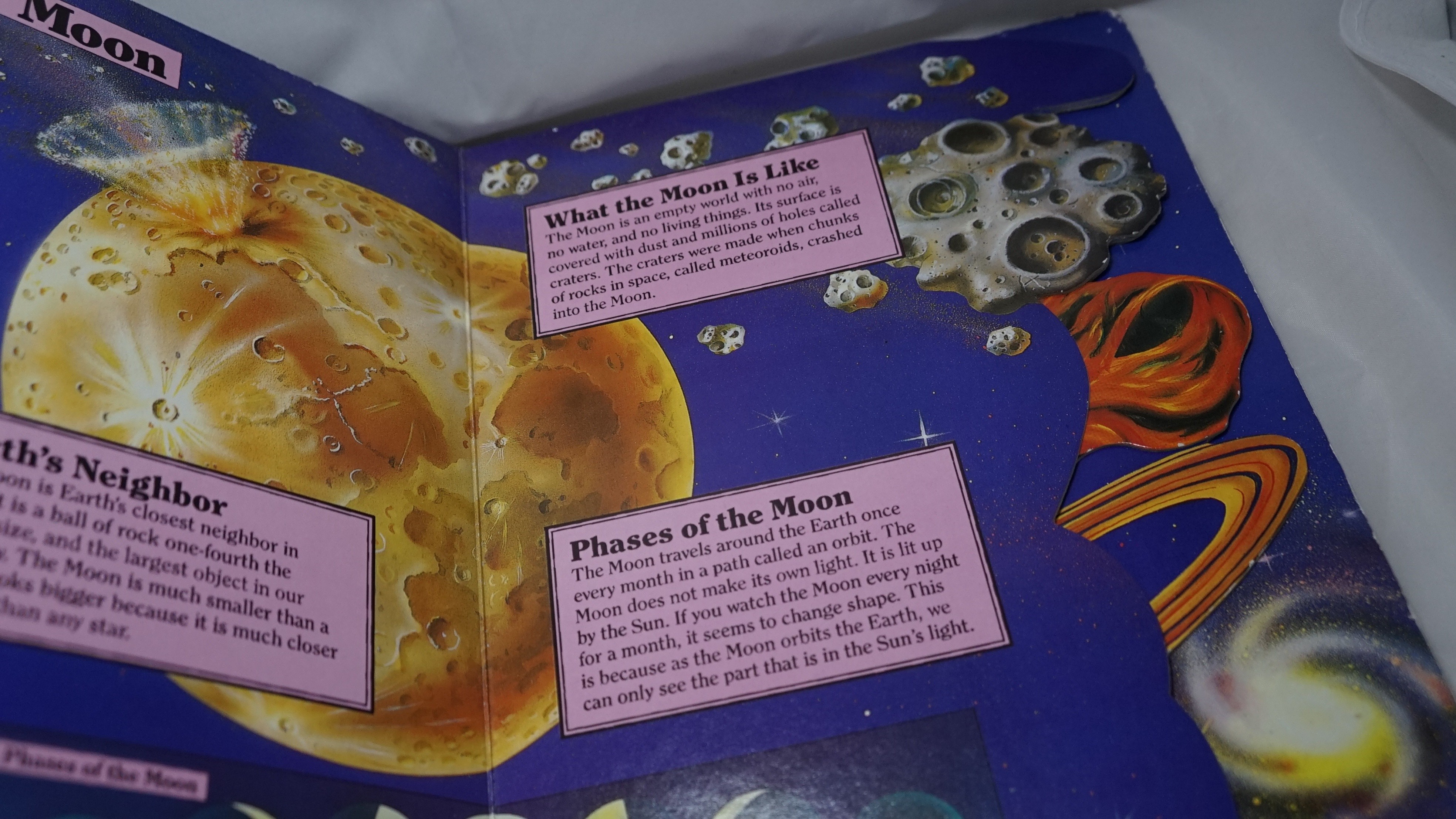 Space At Your Fingertips Shaped Board Book Solar System Planets - photo 3