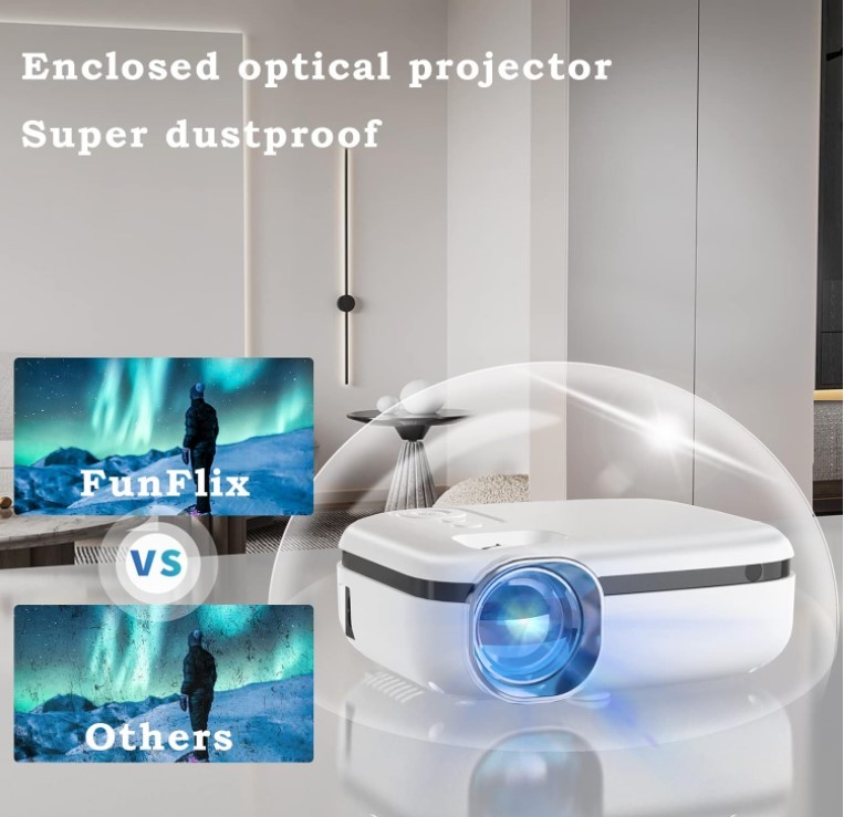 NEW Mini Portable Projector with 9500 Lumens Brightness - photo 5