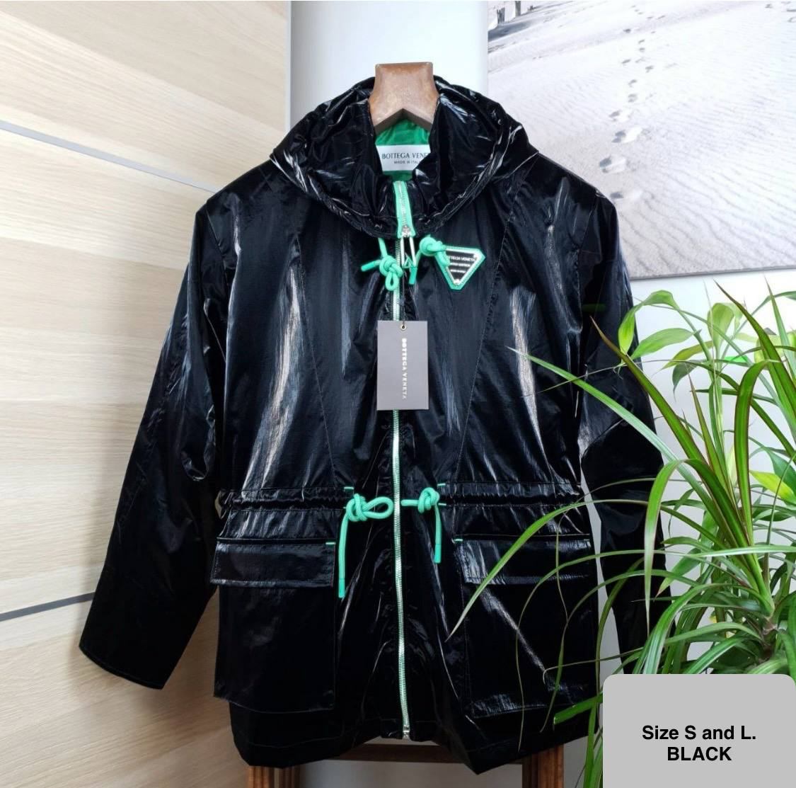 Bottega Veneta Women’s Hooded Jacket – Black & Green
